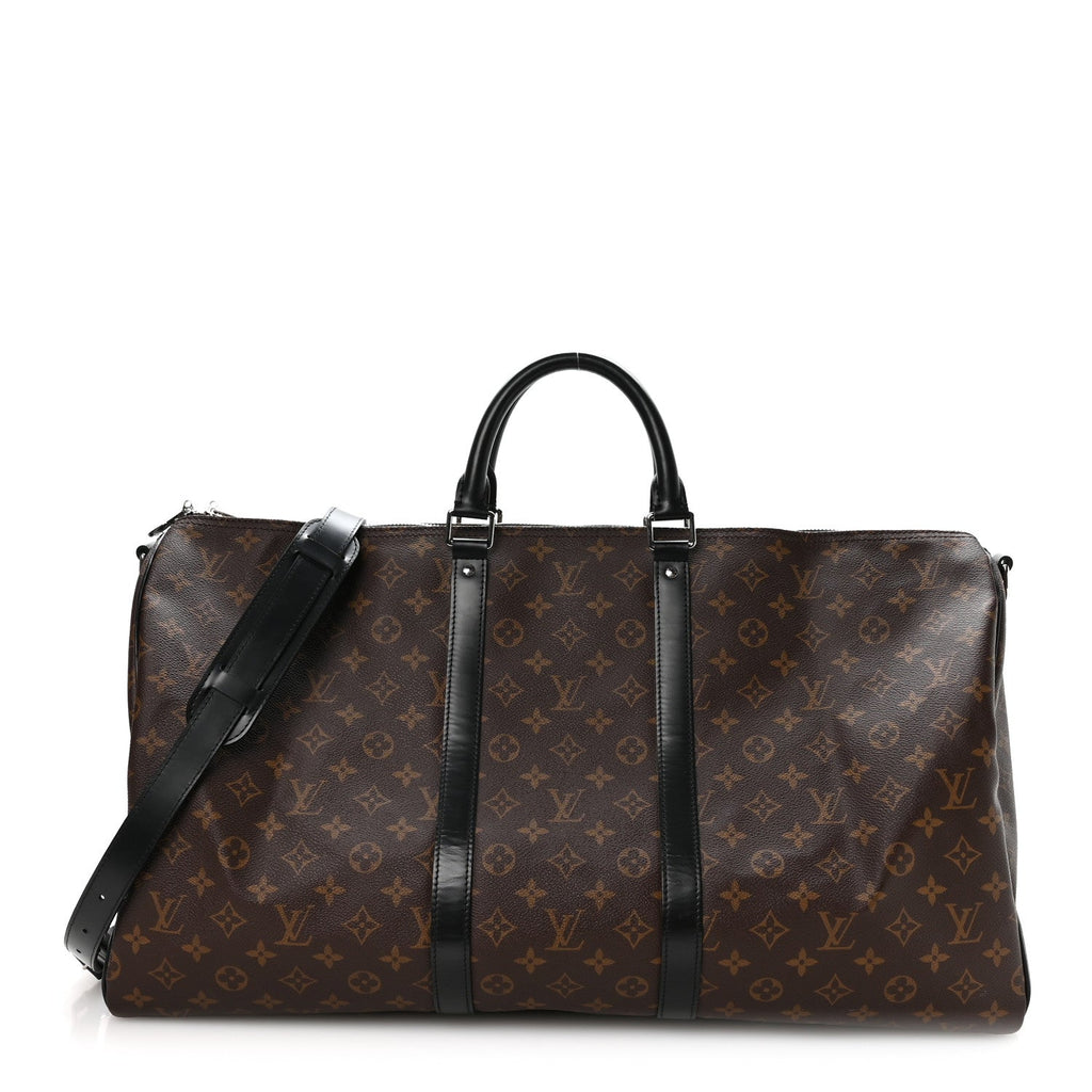 Monogram Macassar Keepall Bandouliere 55