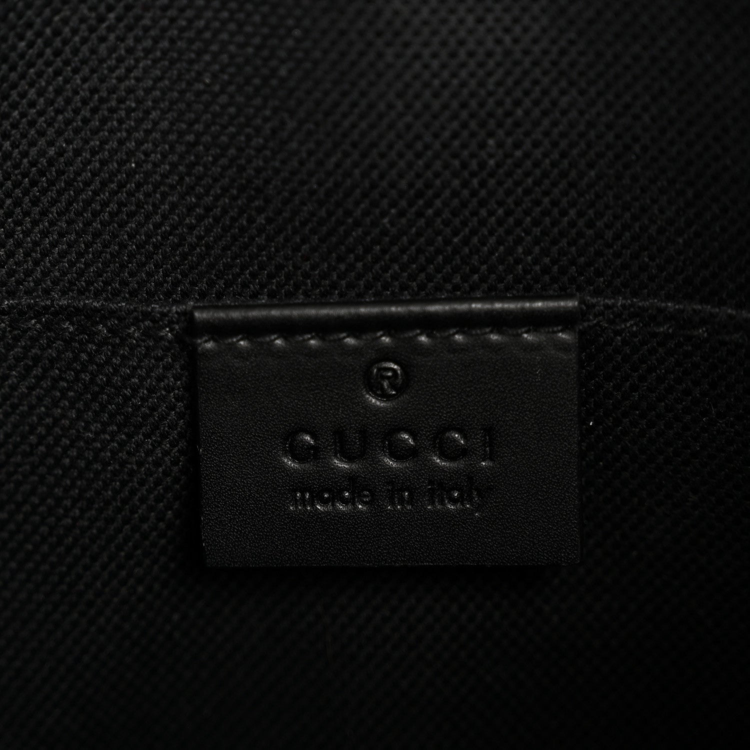 GG Supreme Monogram Web Small Flat Messenger Bag Black Grey