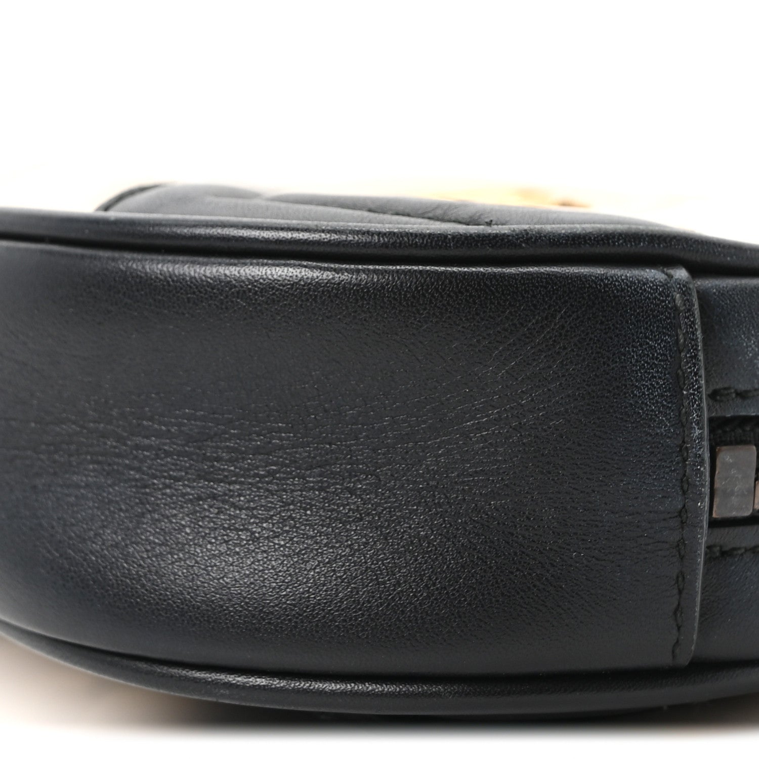 Calfskin Matelasse GG Marmont Belt Bag 85 34 Black White