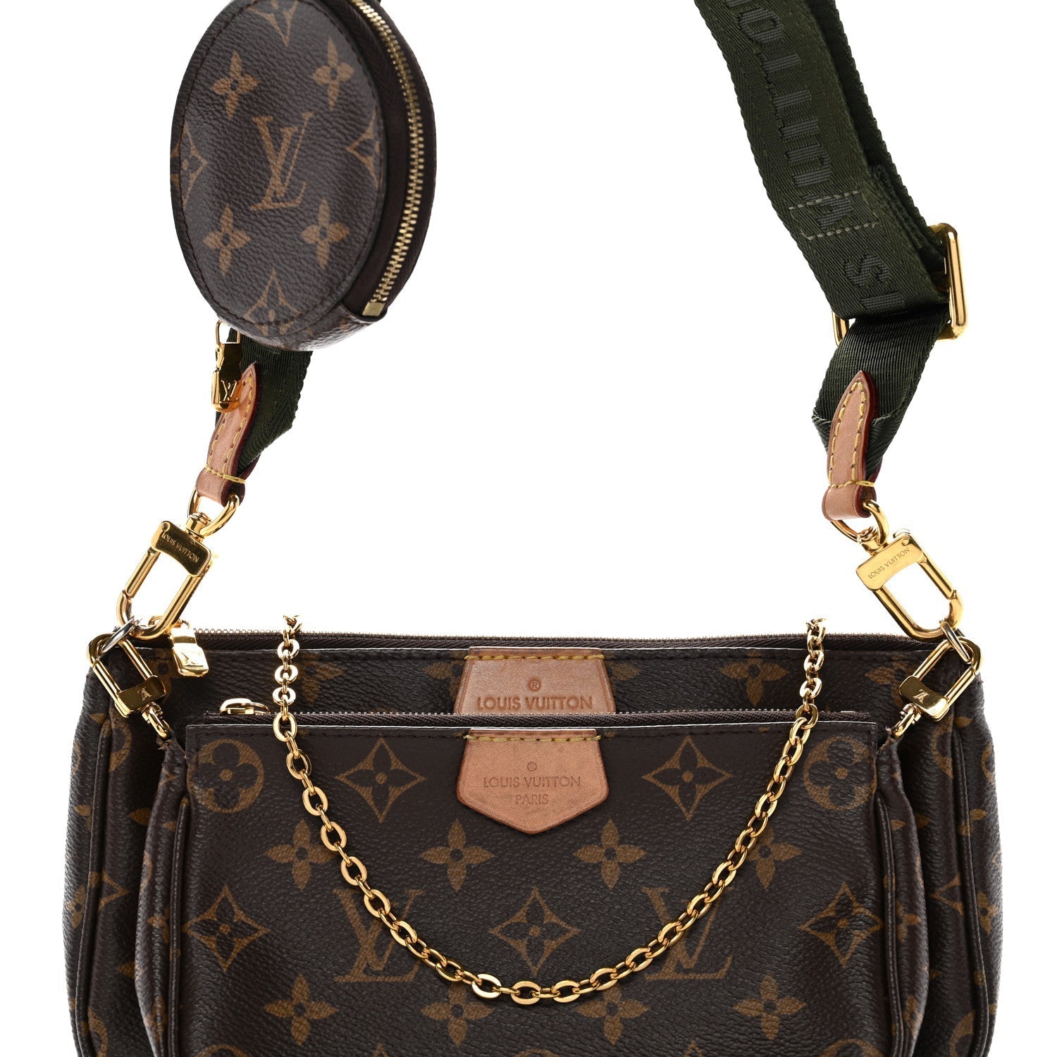 Monogram Multi Pochette Accessories Kaki