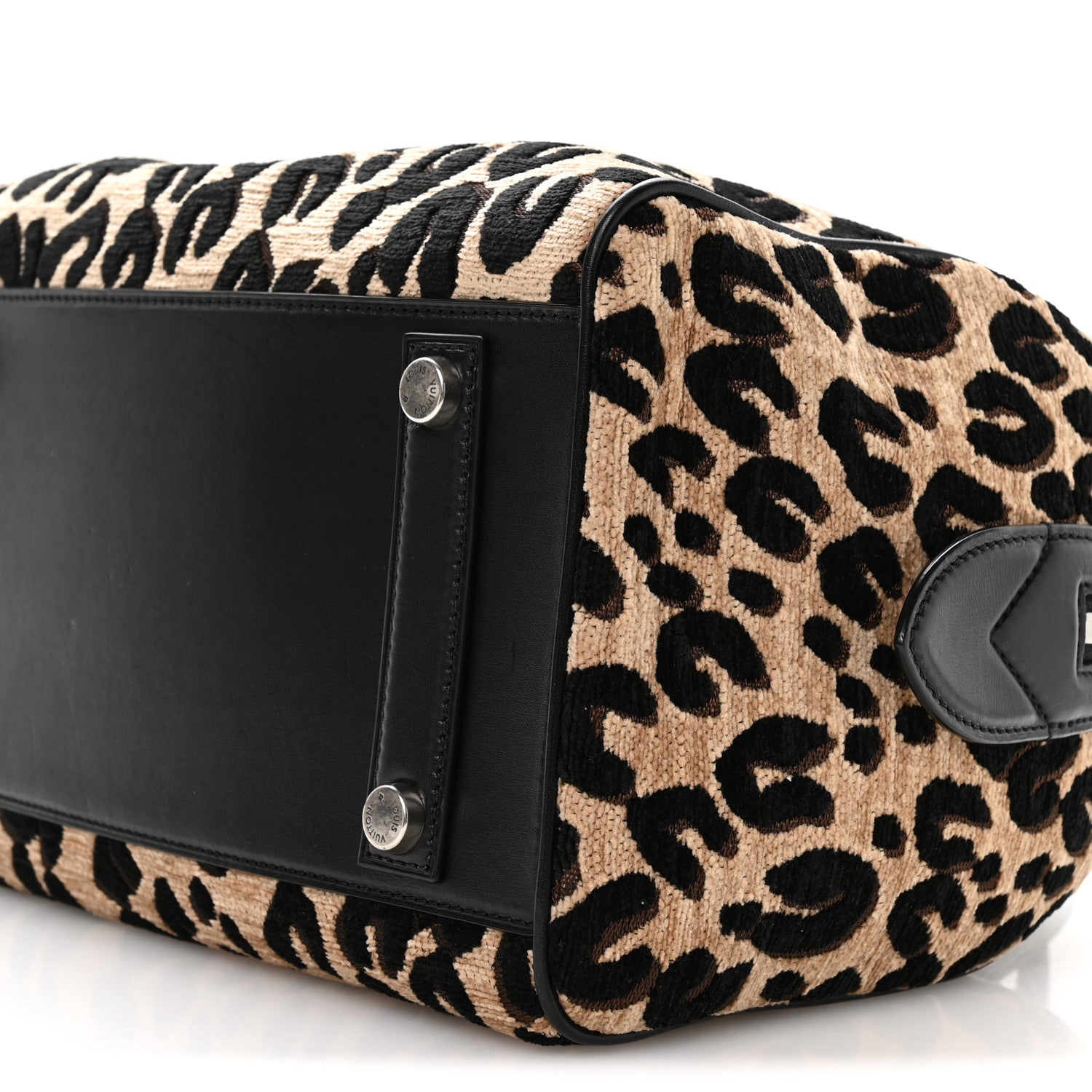 Jacquard Velvet Leopard Print Stephen Sprouse Speedy