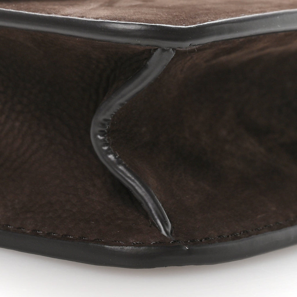 Nubuck Calfskin Sofia E/W Crossbody Wood Brown