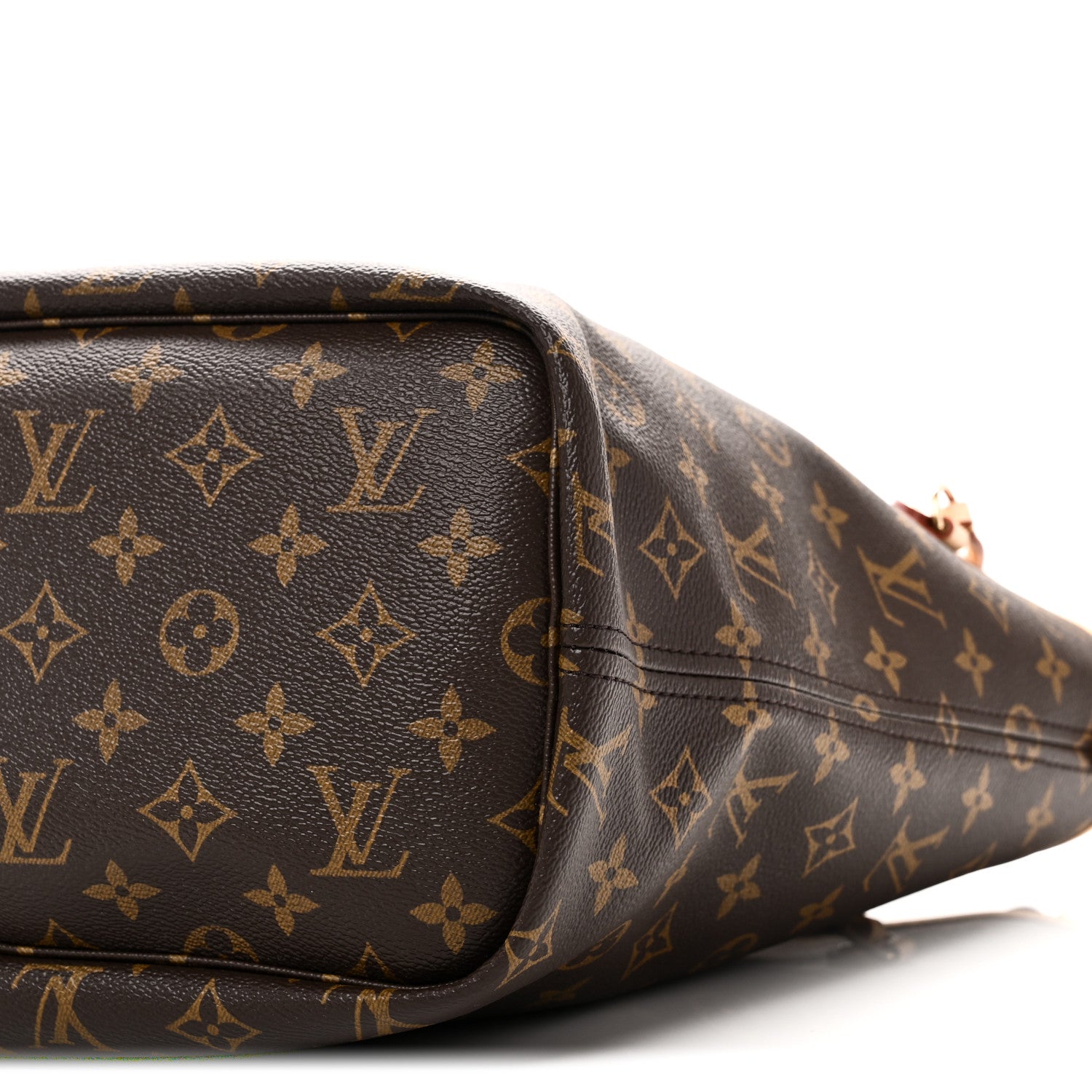 Monogram Inside Out Neverfull Bandouliere MM Rouge Sari