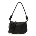 Shiny Nappa Calfskin Paseo Satchel Black