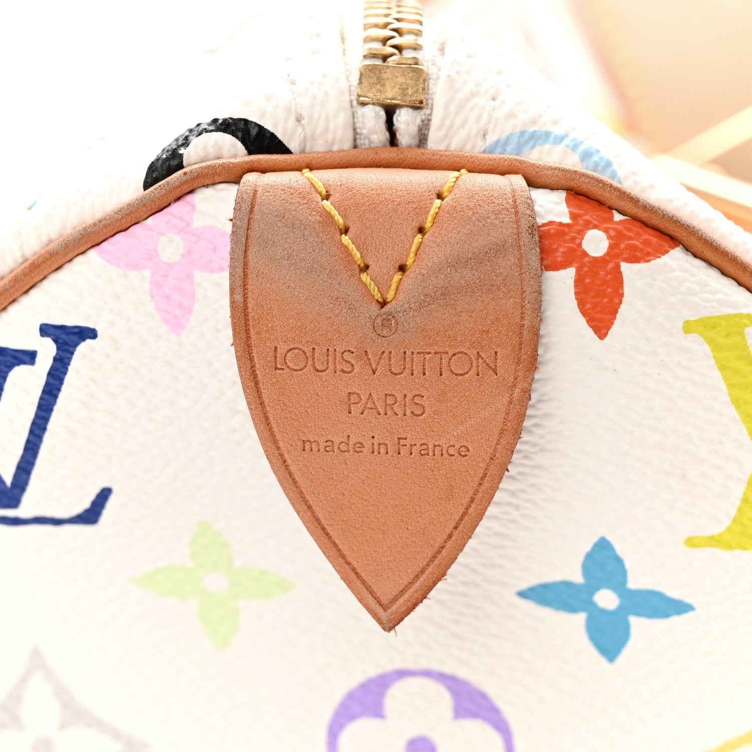 Monogram Multicolor Speedy 30 White