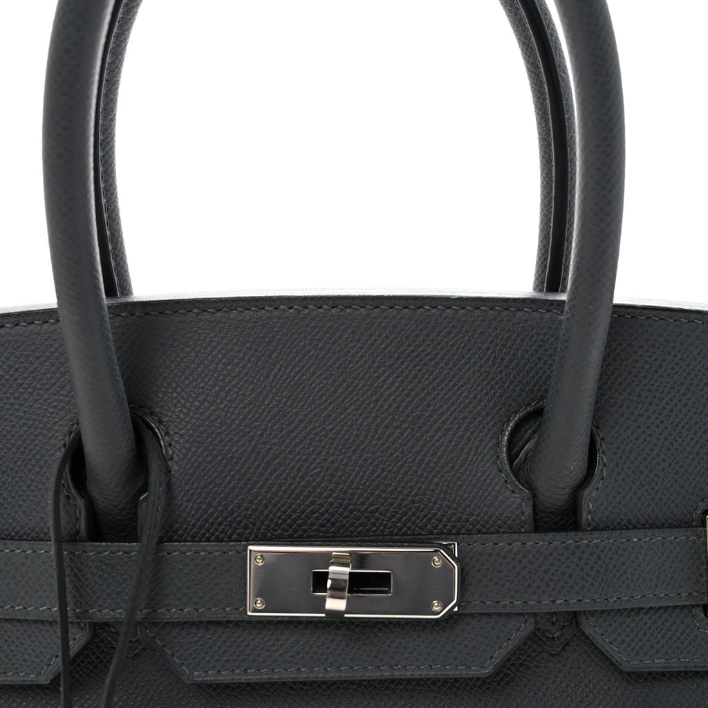 Epsom Birkin 30 Gris Misty