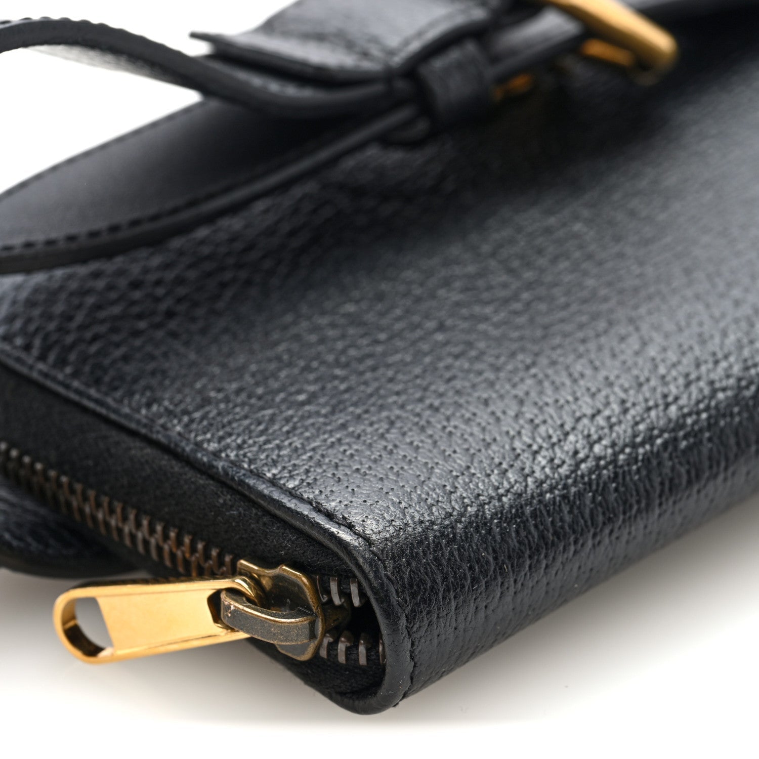 Calfskin GG Marmont Double Belt Bag 70 28 Black