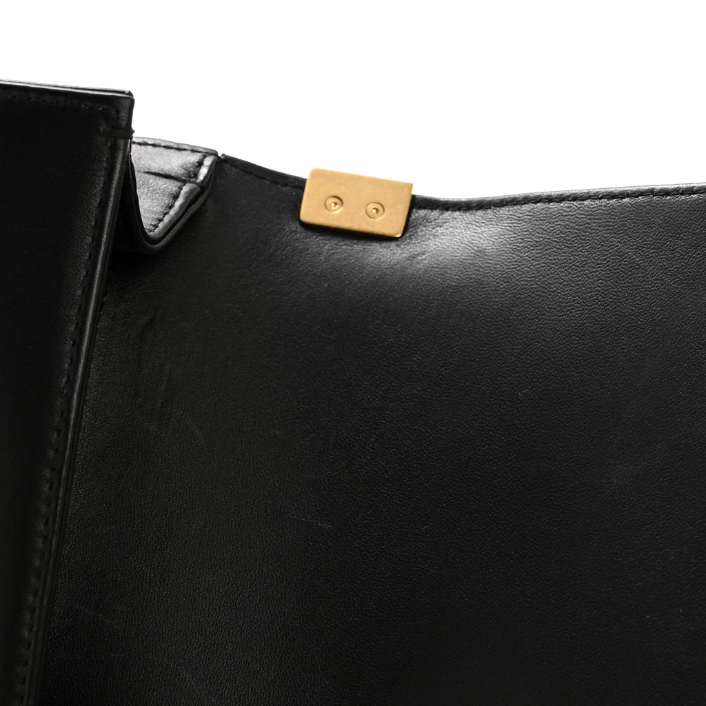 Galuchat Stingray Small Boy Flap Black