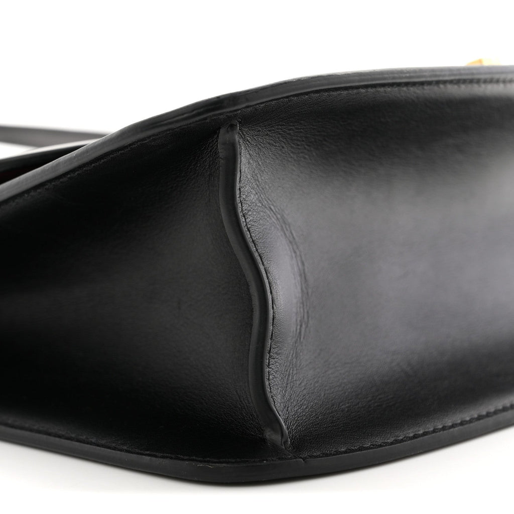Sleek Calfskin The Sofia 10 Crossbody Black