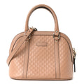 Soft Microguccissima Mini Dome Bag Camelia