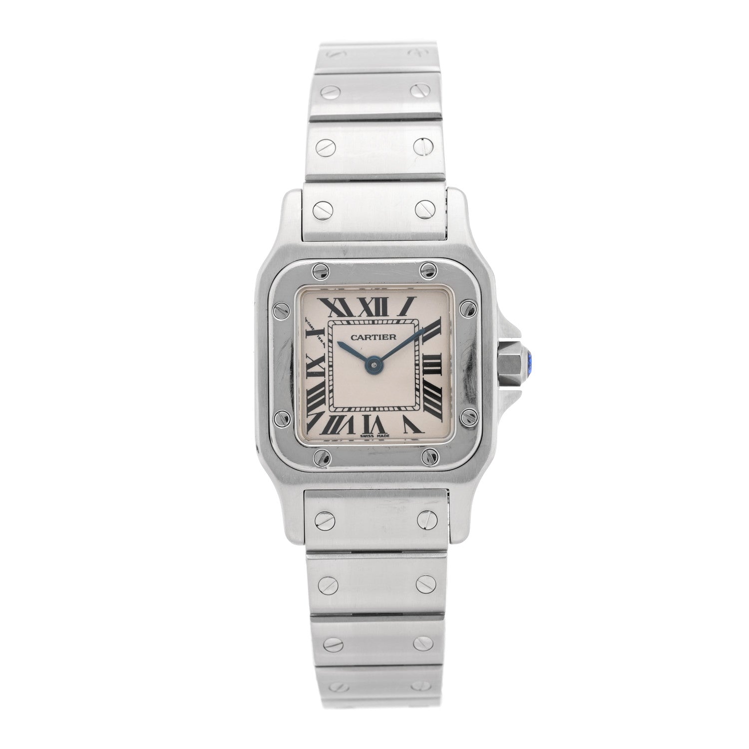 Stainless Steel 24mm Santos de Cartier Galbee Quartz Watch