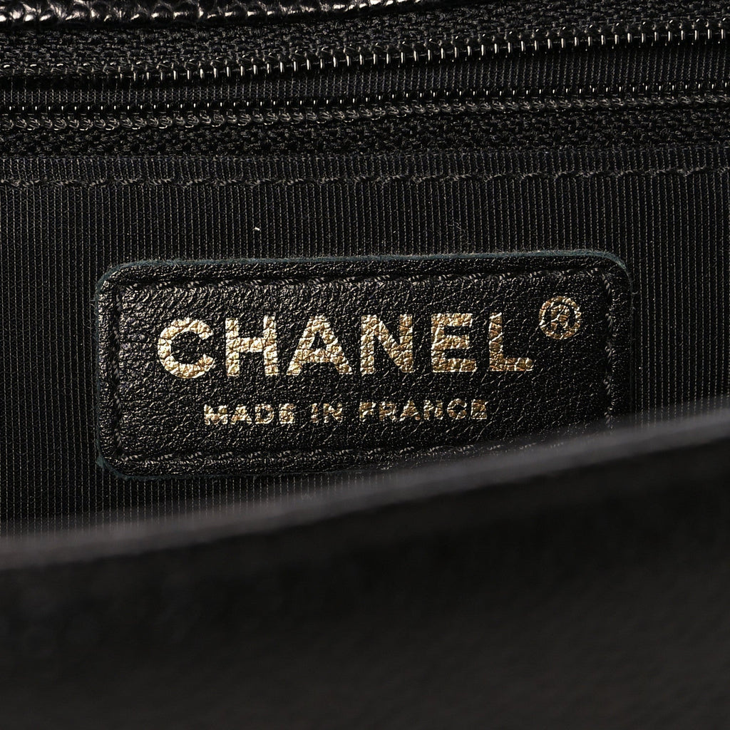Caviar Quilted New Medium Boy Flap Black