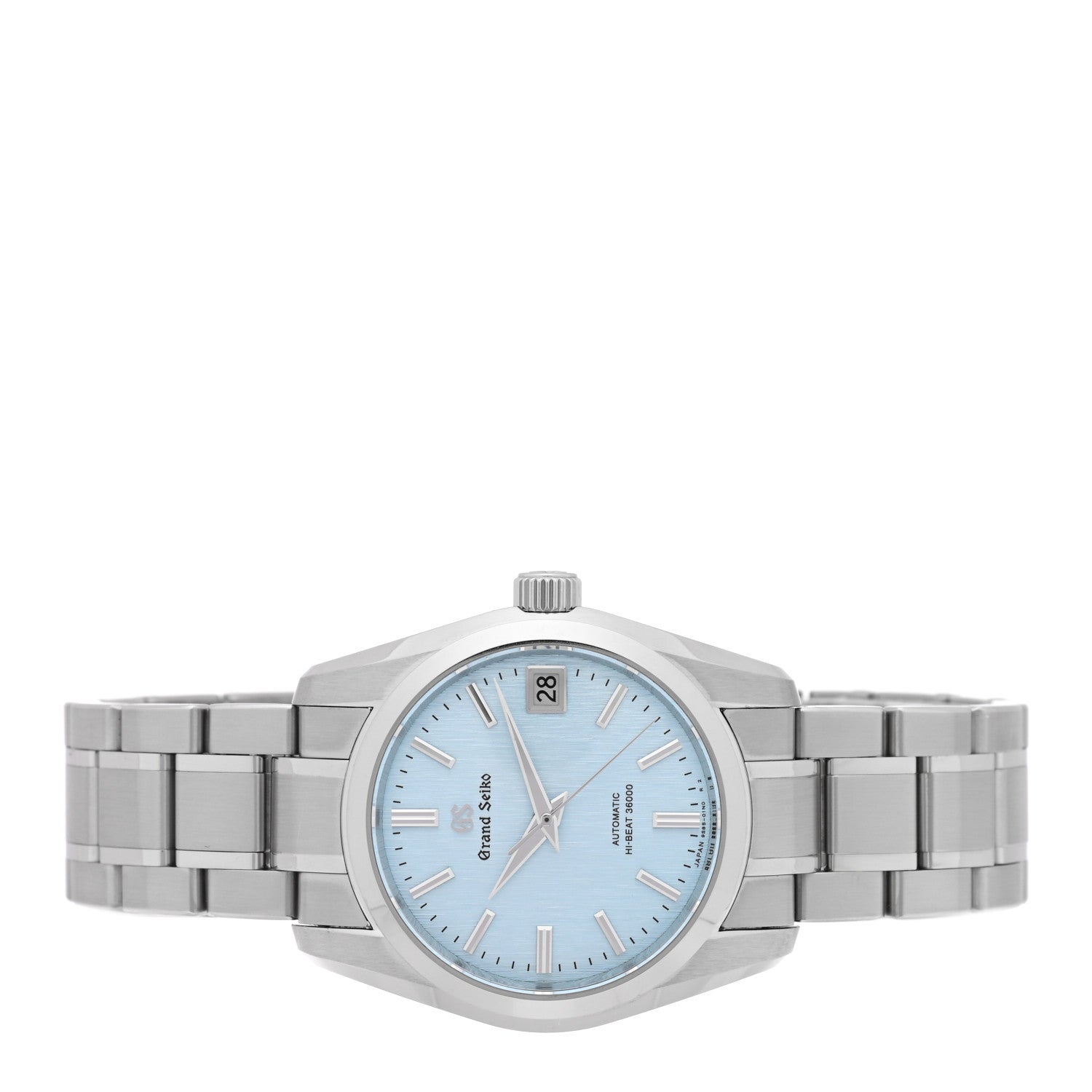Stainless Steel 38mm Heritage Collection Automatic Watch Blue SBGH347G