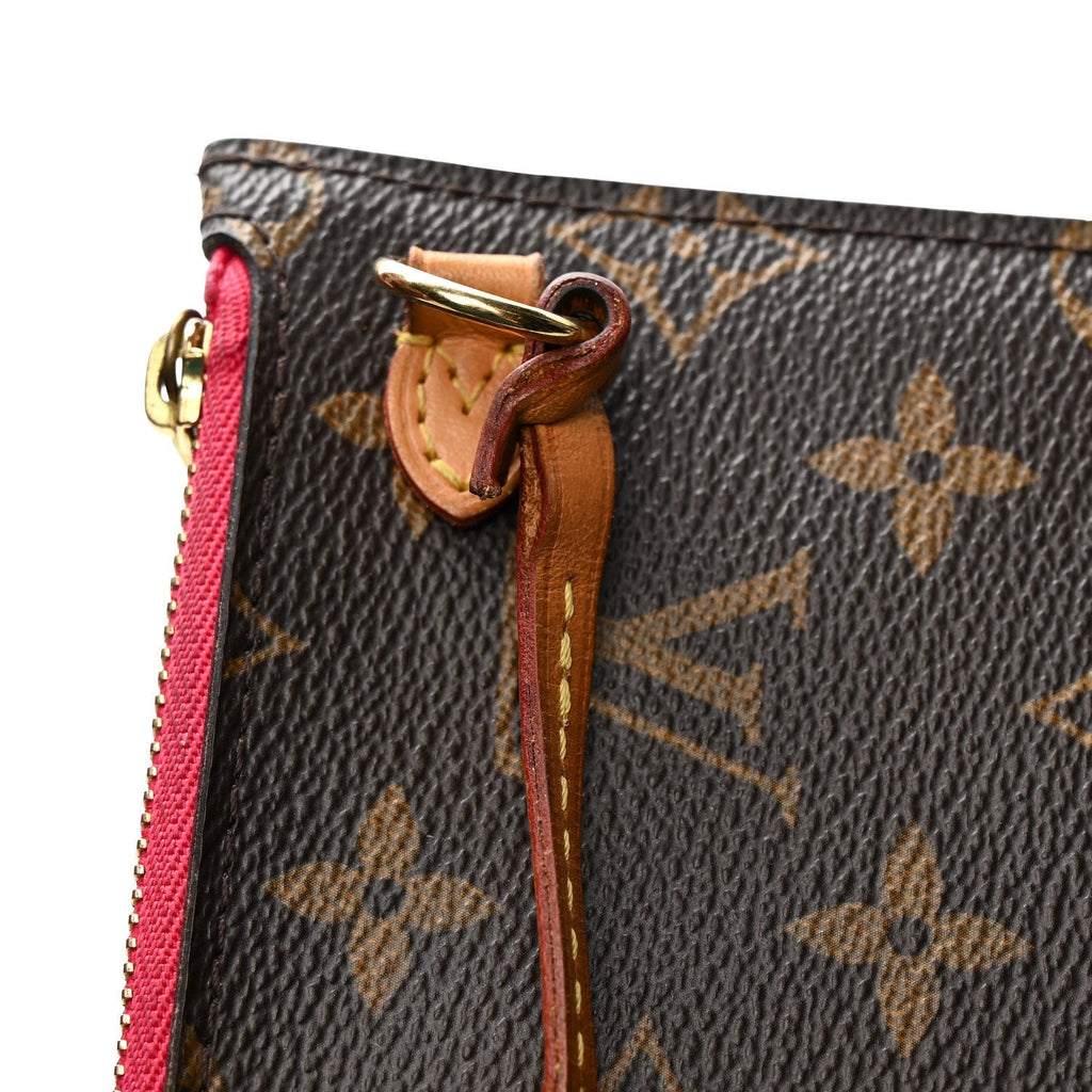 Monogram Bay Neverfull MM Rose Ballerine Poppy
