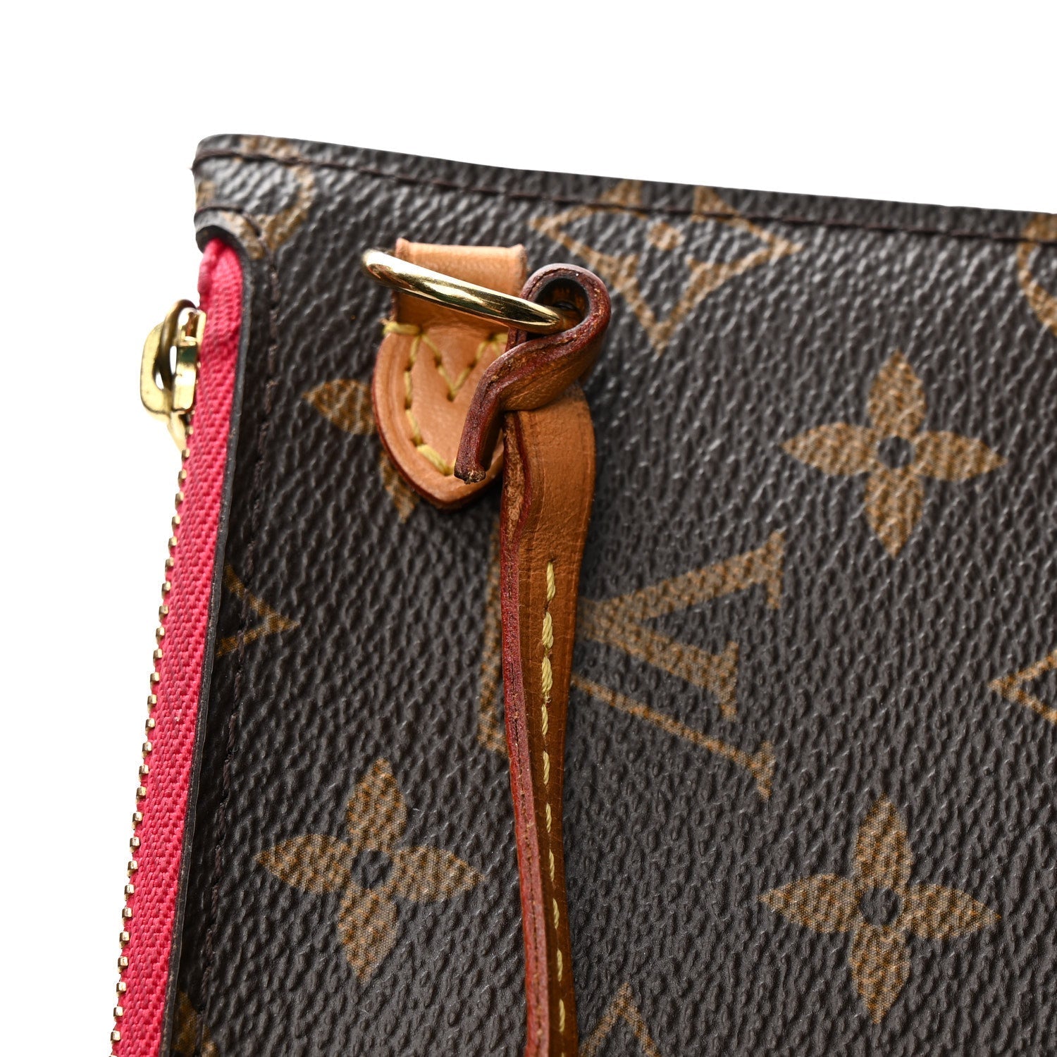 Monogram Bay Neverfull MM Rose Ballerine Poppy