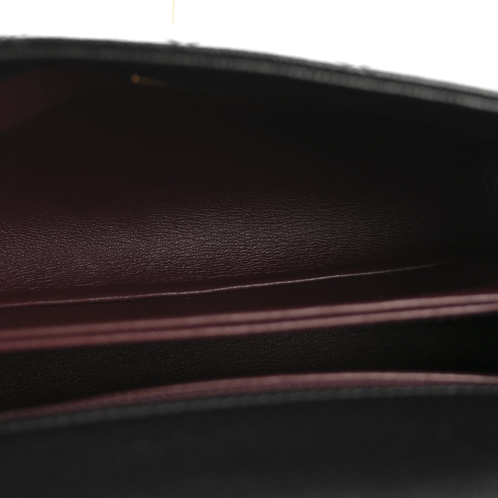 Caviar Quilted Mini Coco Handle Flap Black