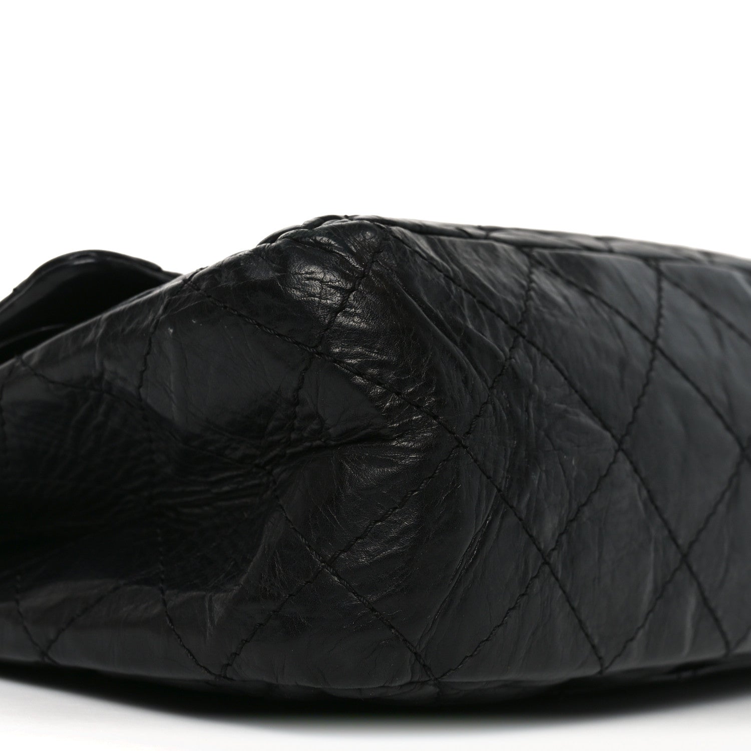 Aged Calfskin Quilted 2.55 Reissue 226 Flap Black