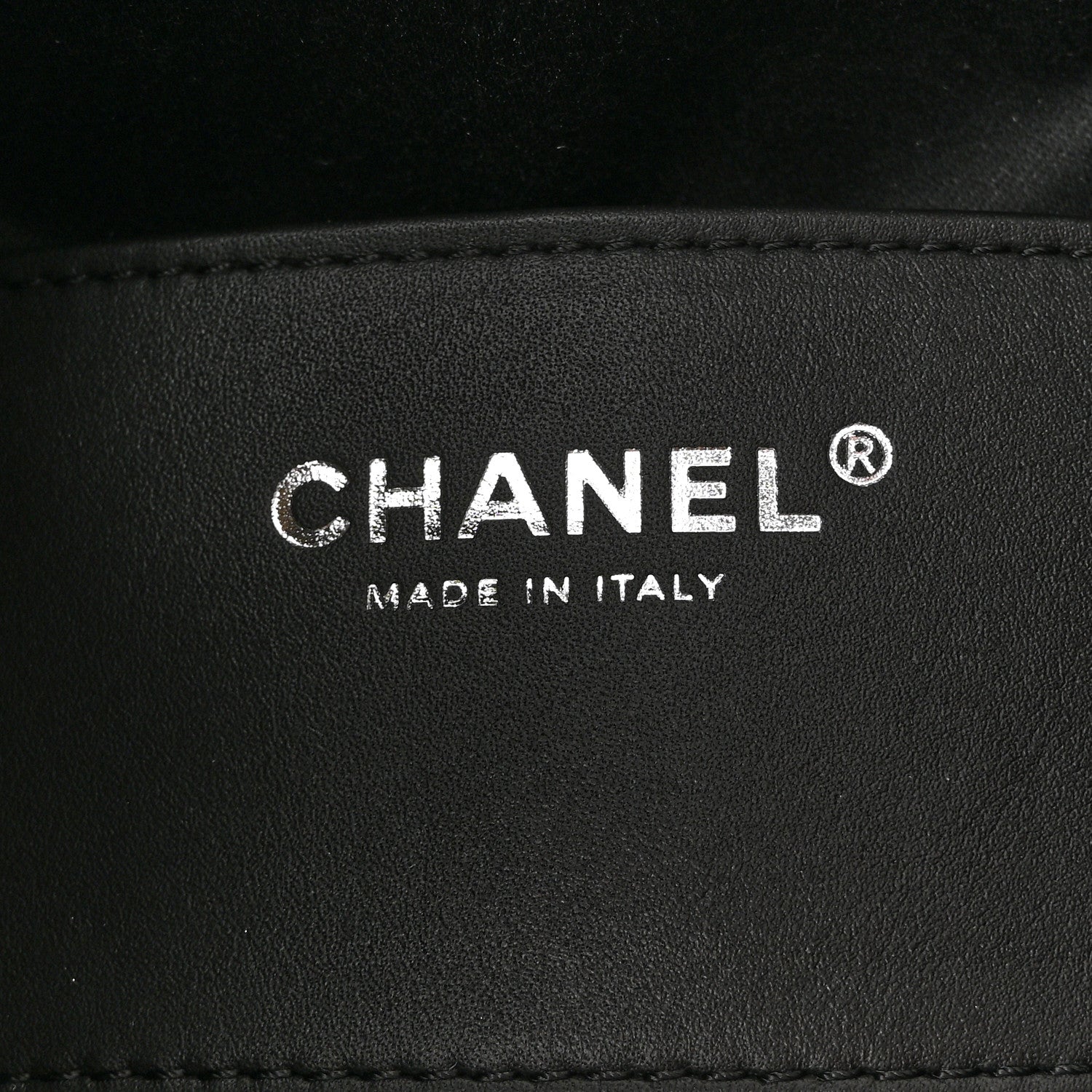 Shiny Crumpled Calfskin Quilted Small Chanel 25 Handbag Black