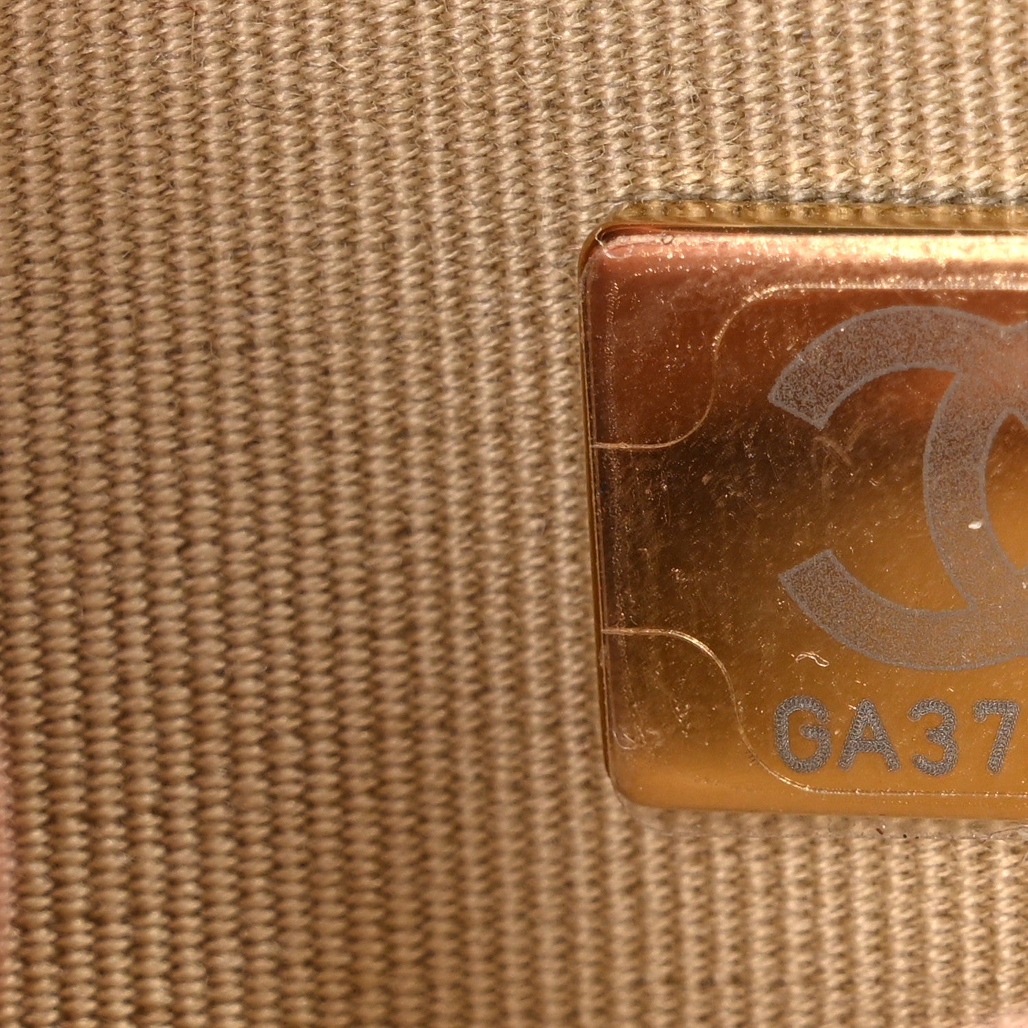 Lambskin Quilted CC Pearl Crush Wallet on Chain WOC Light Orange