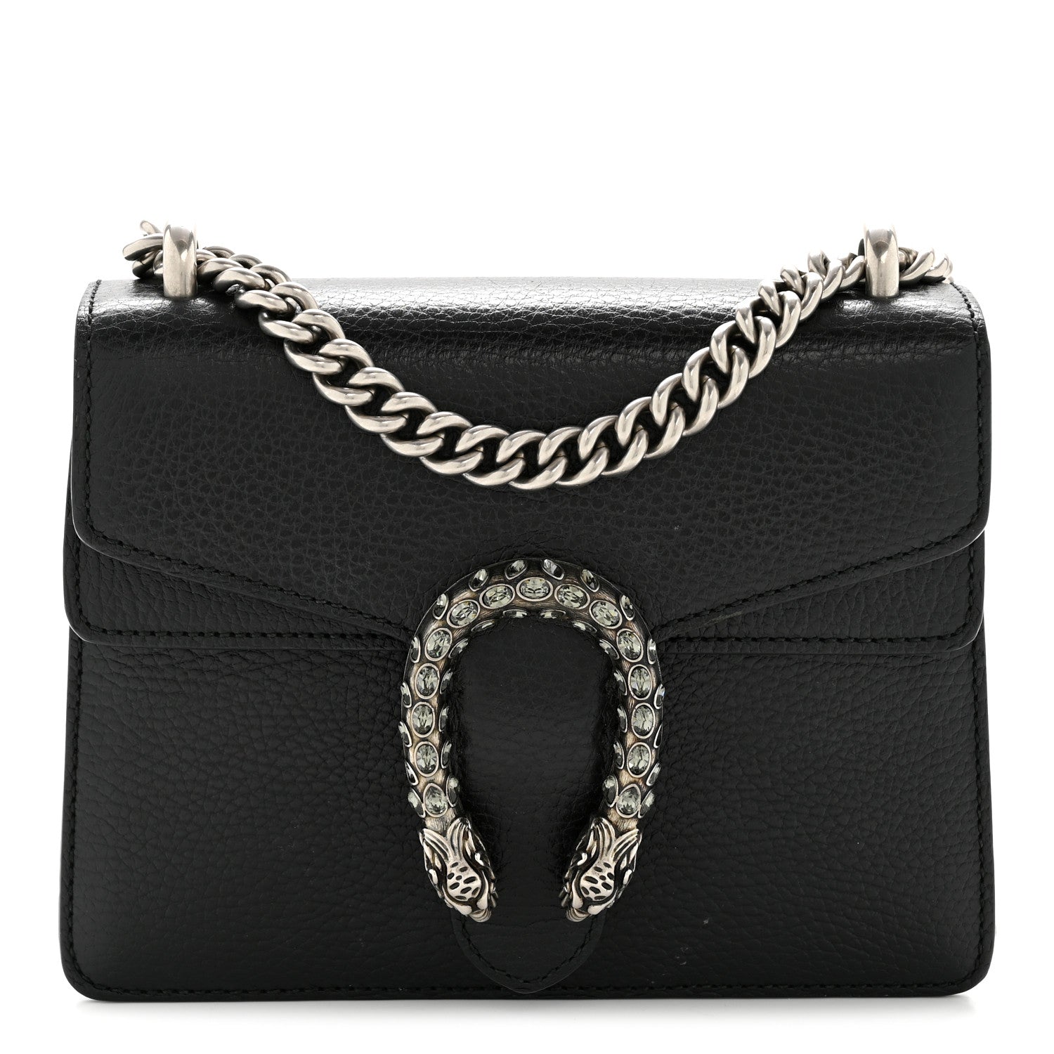 Calfskin Mini Dionysus Shoulder Bag Black