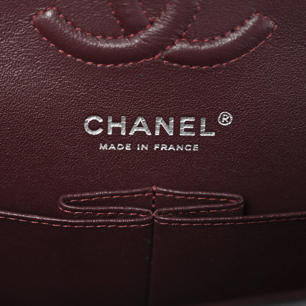 Caviar Quilted Small Double Flap Black