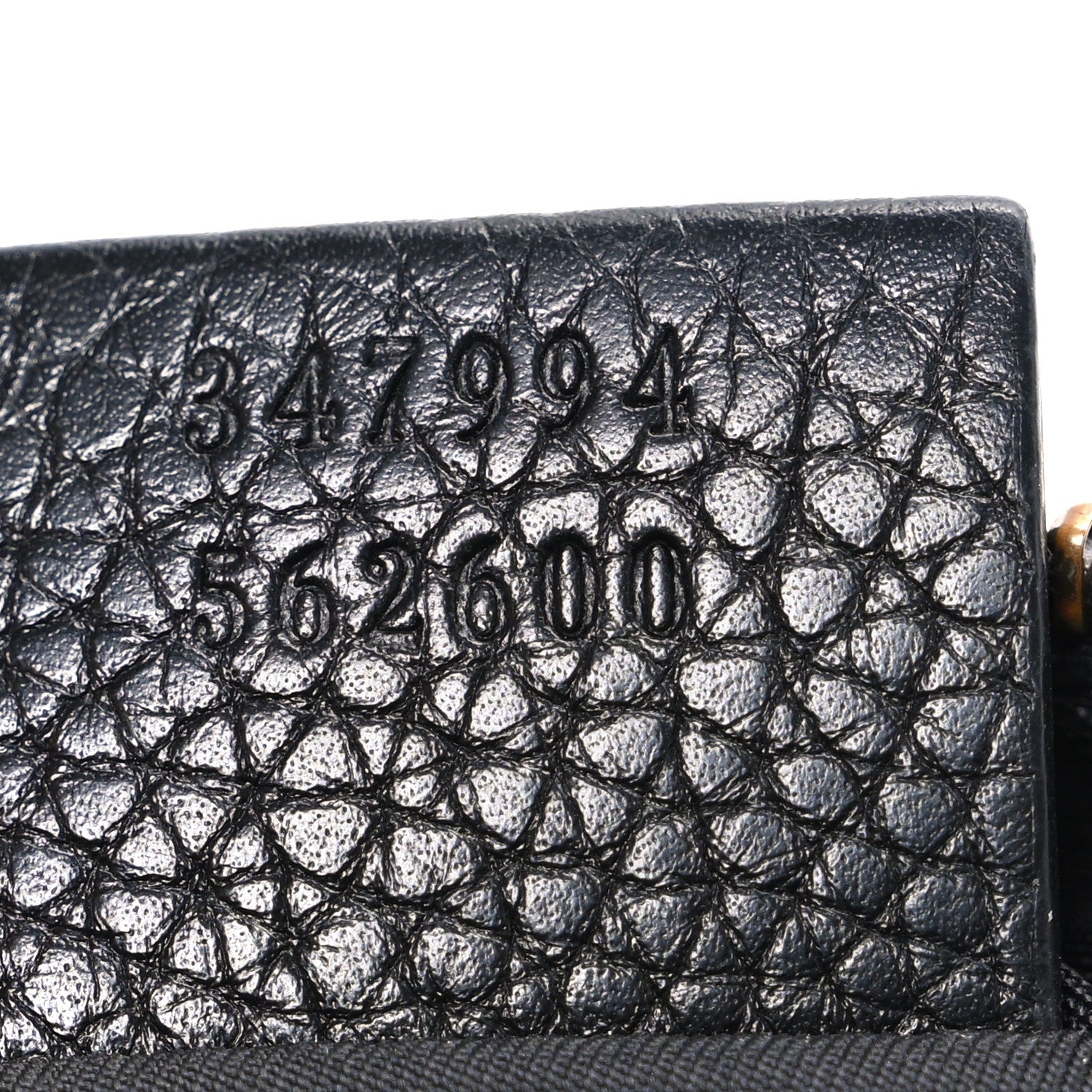 Pebbled Calfskin Small Soho Disco Bag Black