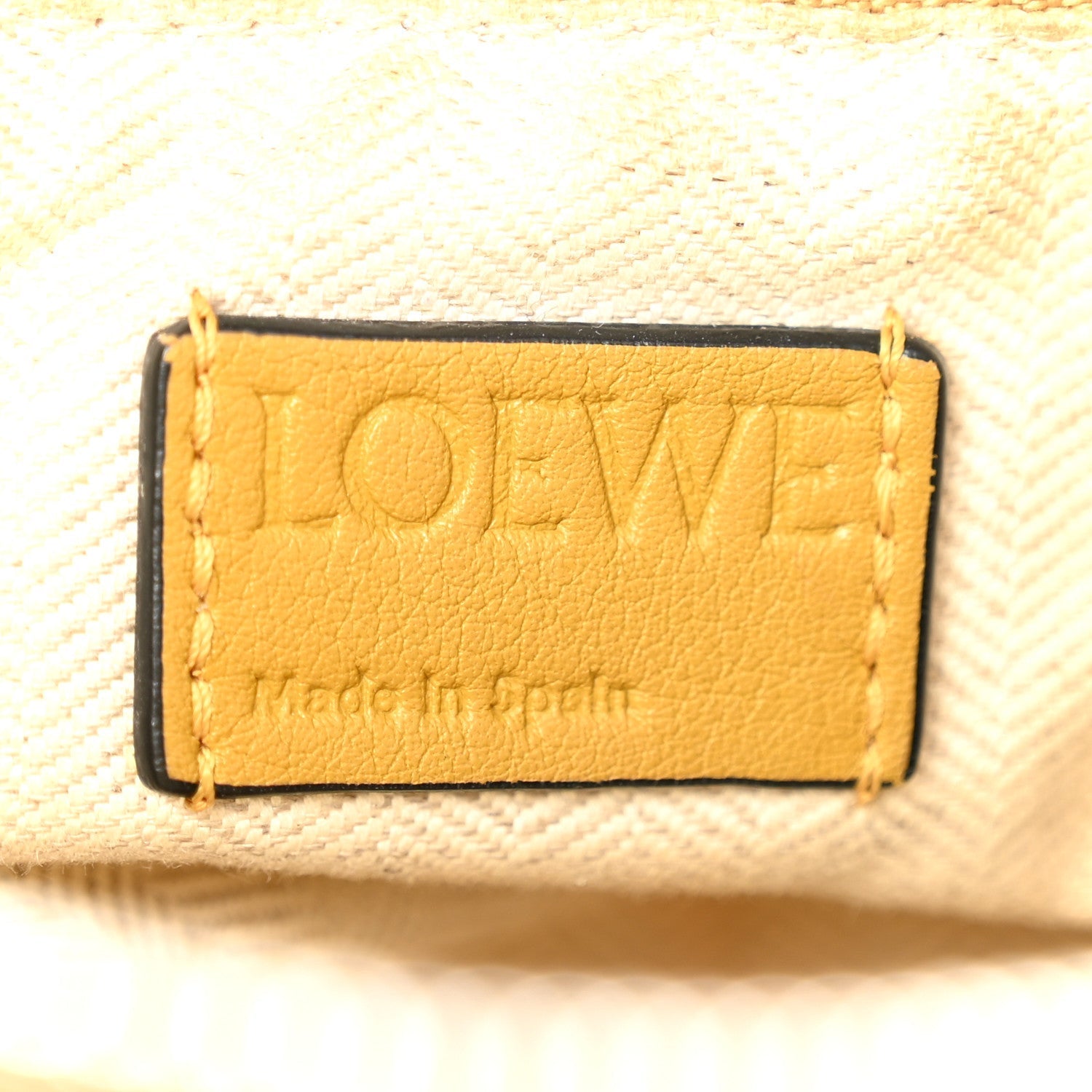 Grained Calfskin Small Puzzle Bag Ocre Yellow
