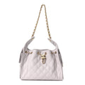 Caviar Quilted Small Chanel 25 Handbag Lilas Lilac