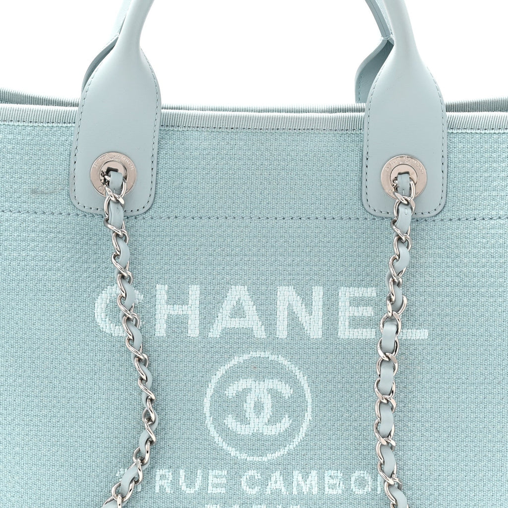 Mixed Fibers Small Deauville Tote Light Blue
