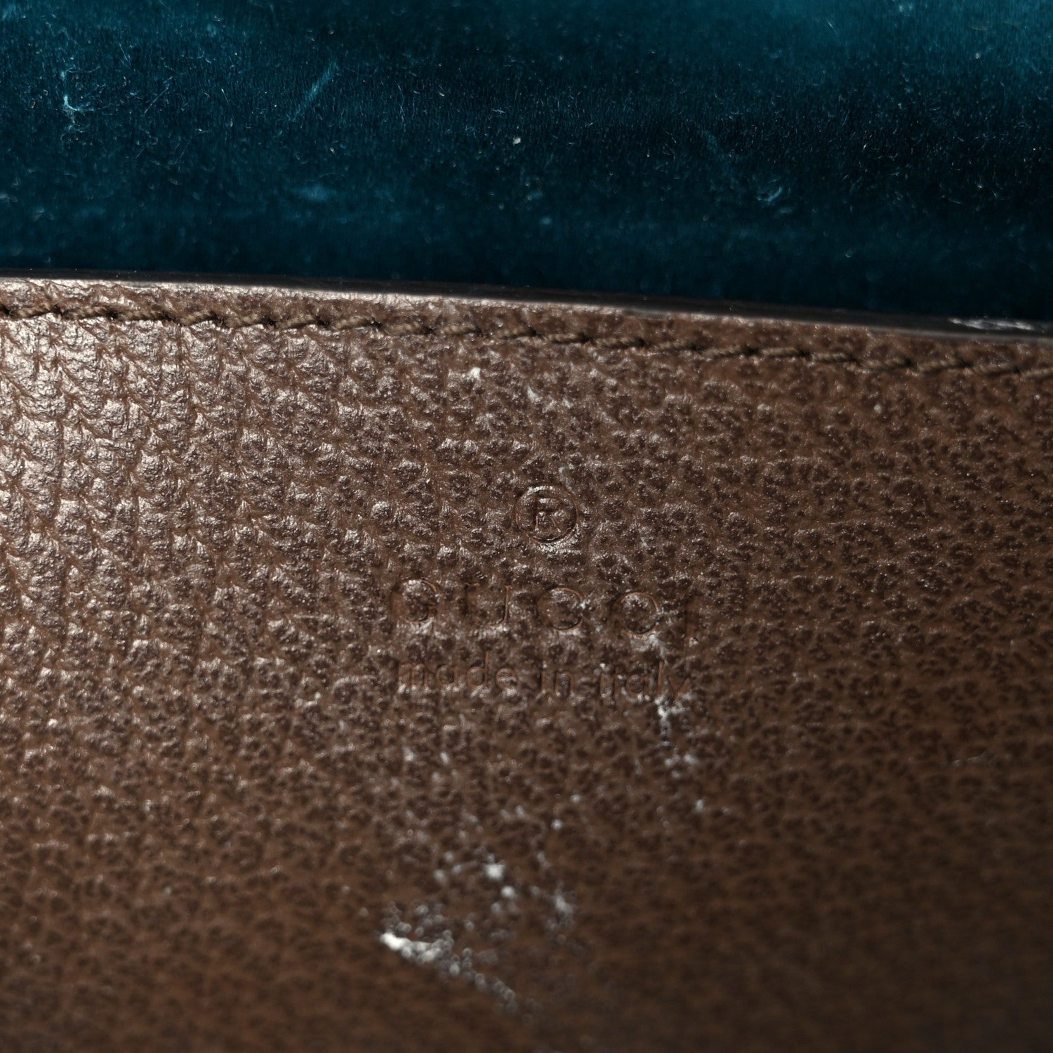 GG Supreme Monogram Textured Dollar Calfskin Web Small Ophidia Dome Shoulder Bag Beige Ebony New Acero