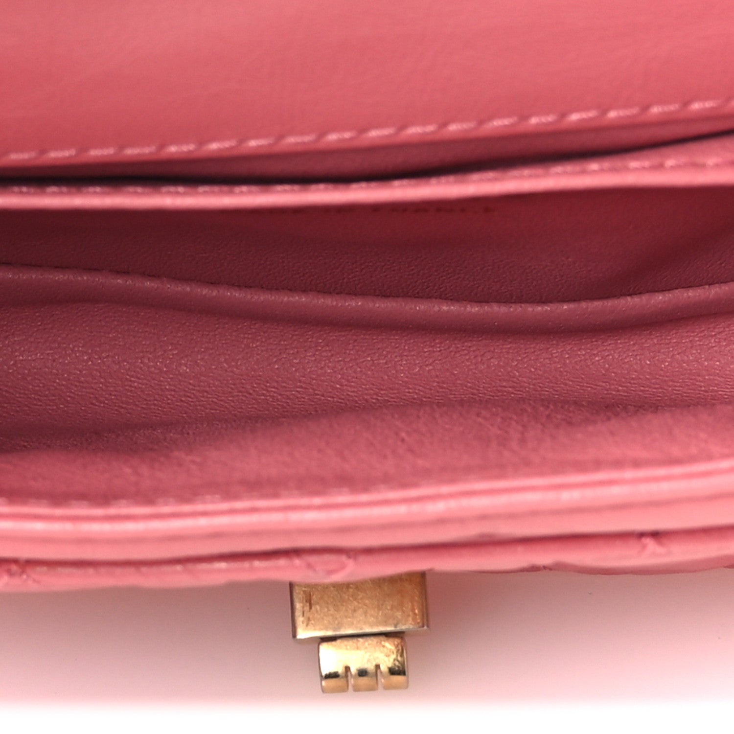 Aged Calfskin Quilted 2.55 Reissue Flap Belt Bag Pink