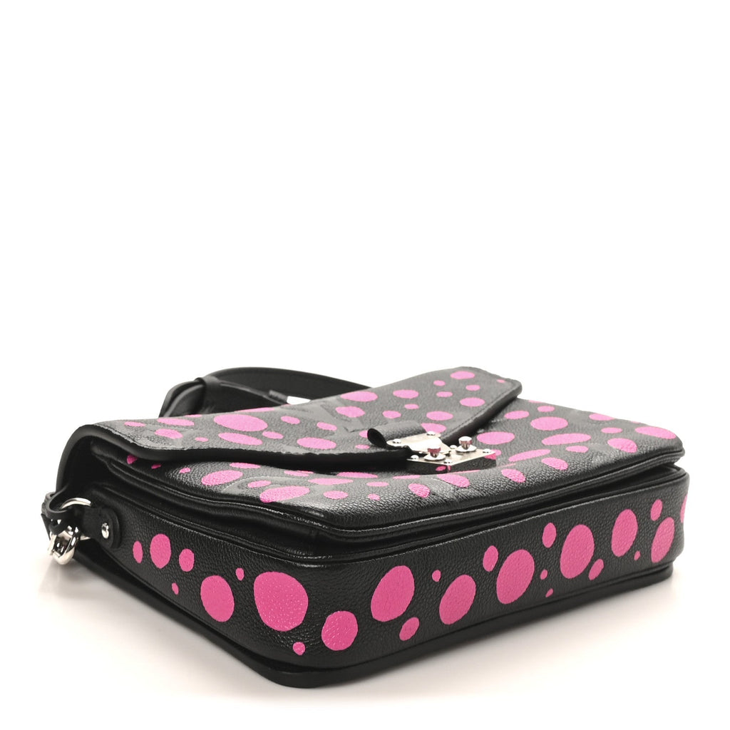 LV x YK Empreinte Monogram Giant Pochette Metis Black Fuchsia