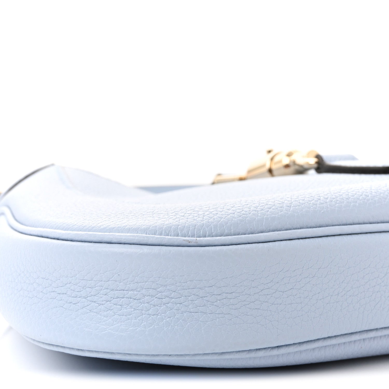 Grained Calfskin Web Medium Jackie 1961 Hobo Light Blue