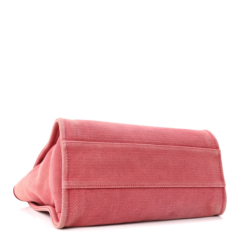 Canvas Small Deauville Tote Red