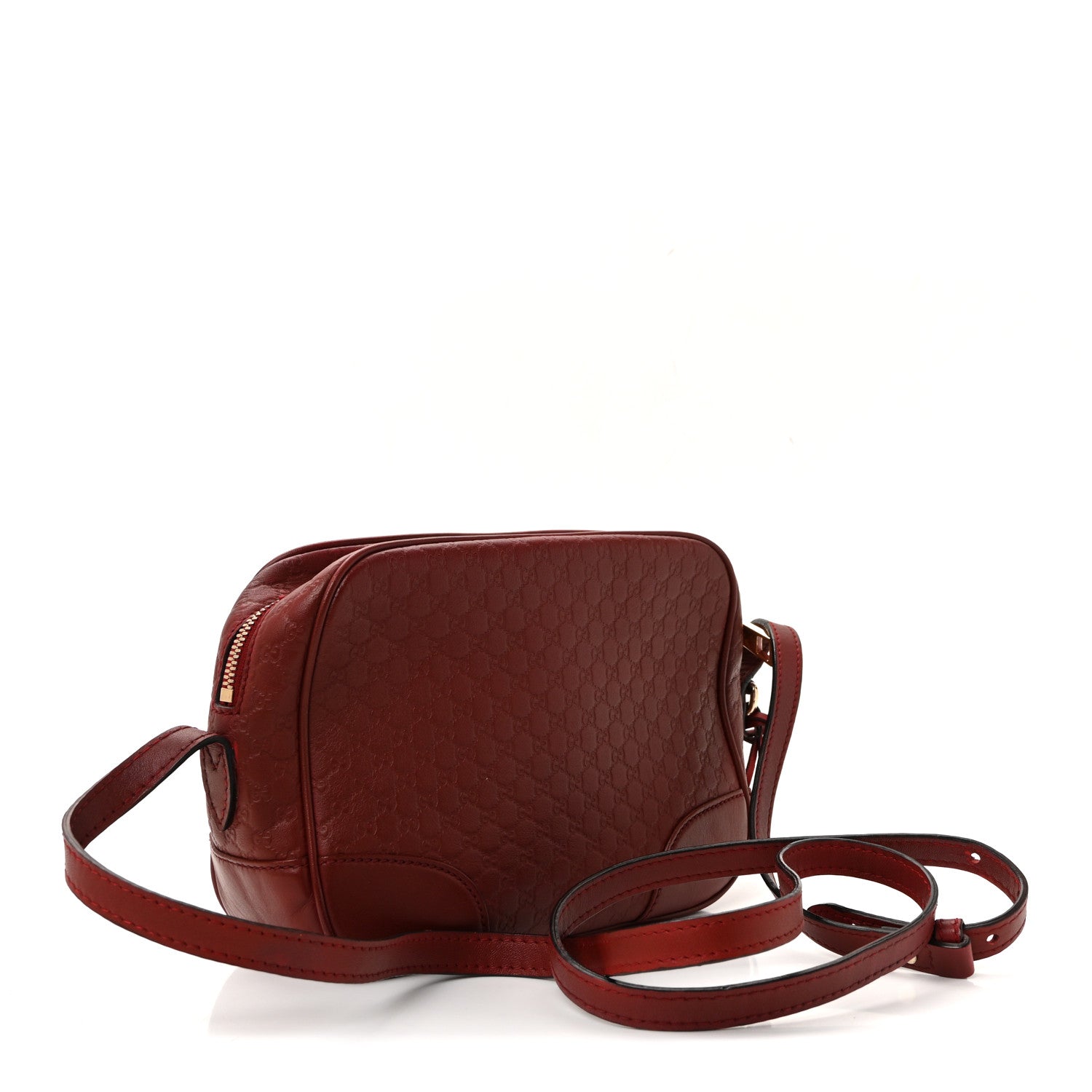 Microguccissima Mini Bree Messenger Bag Red