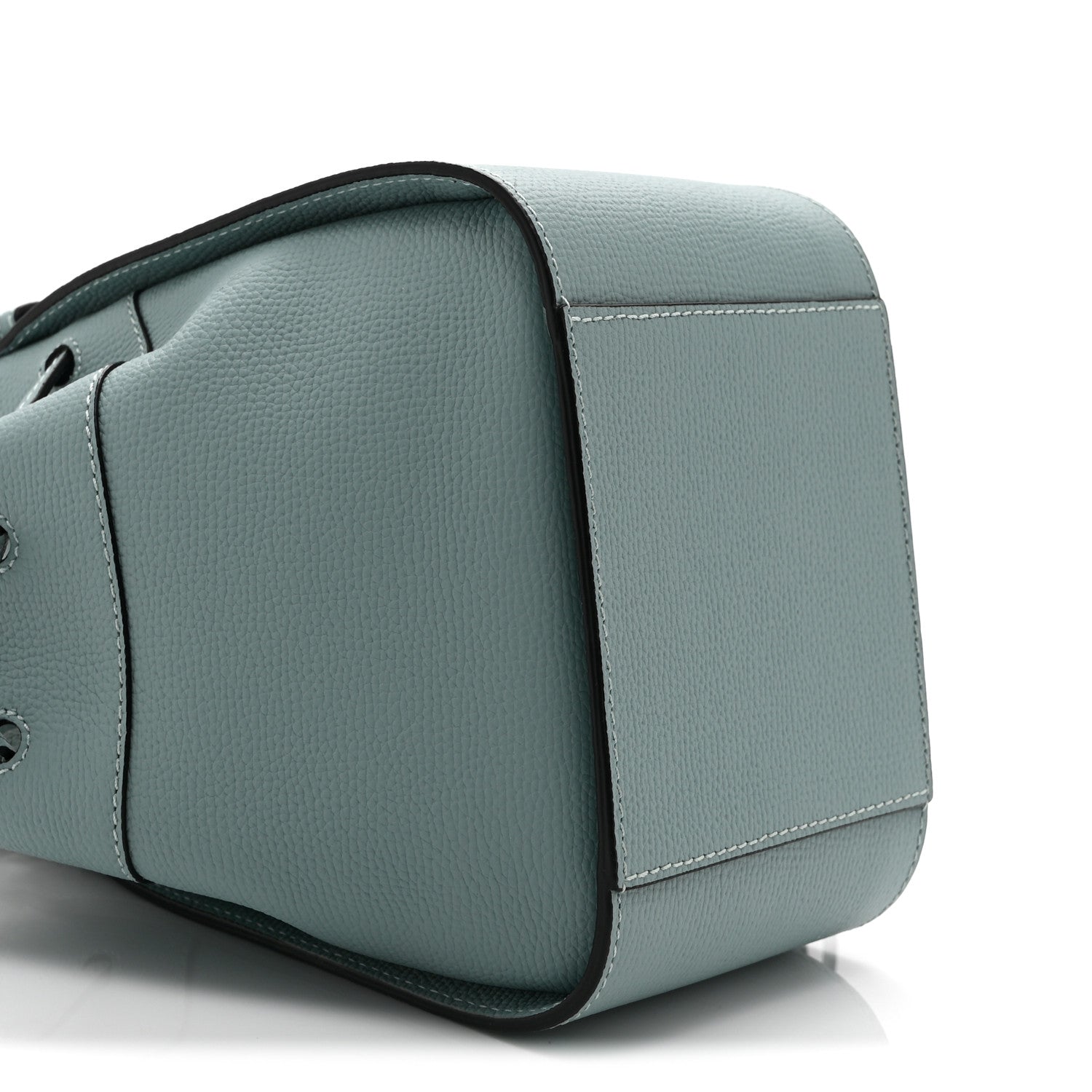 Pebble Grain Calfskin Mini Hammock Shoulder Bag Light Blue