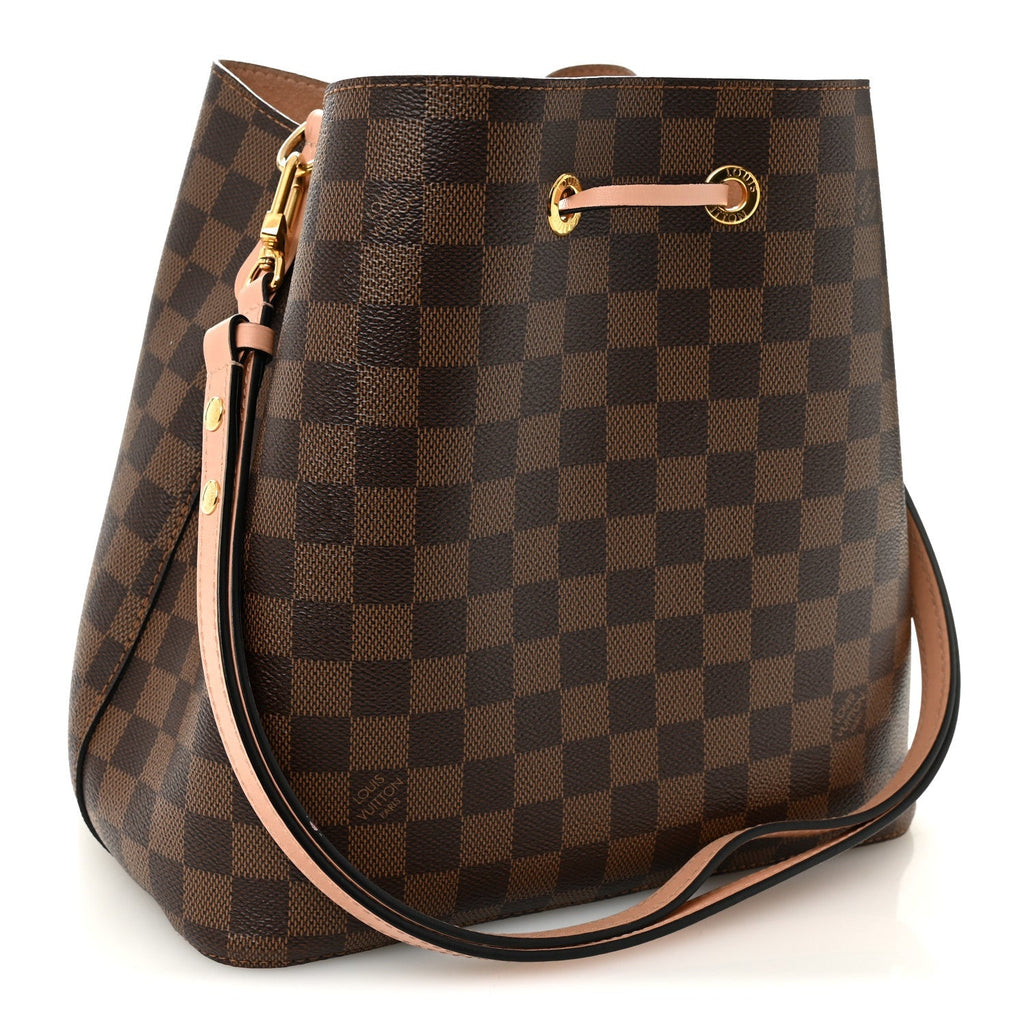 Damier Ebene Neonoe MM Venus Pink