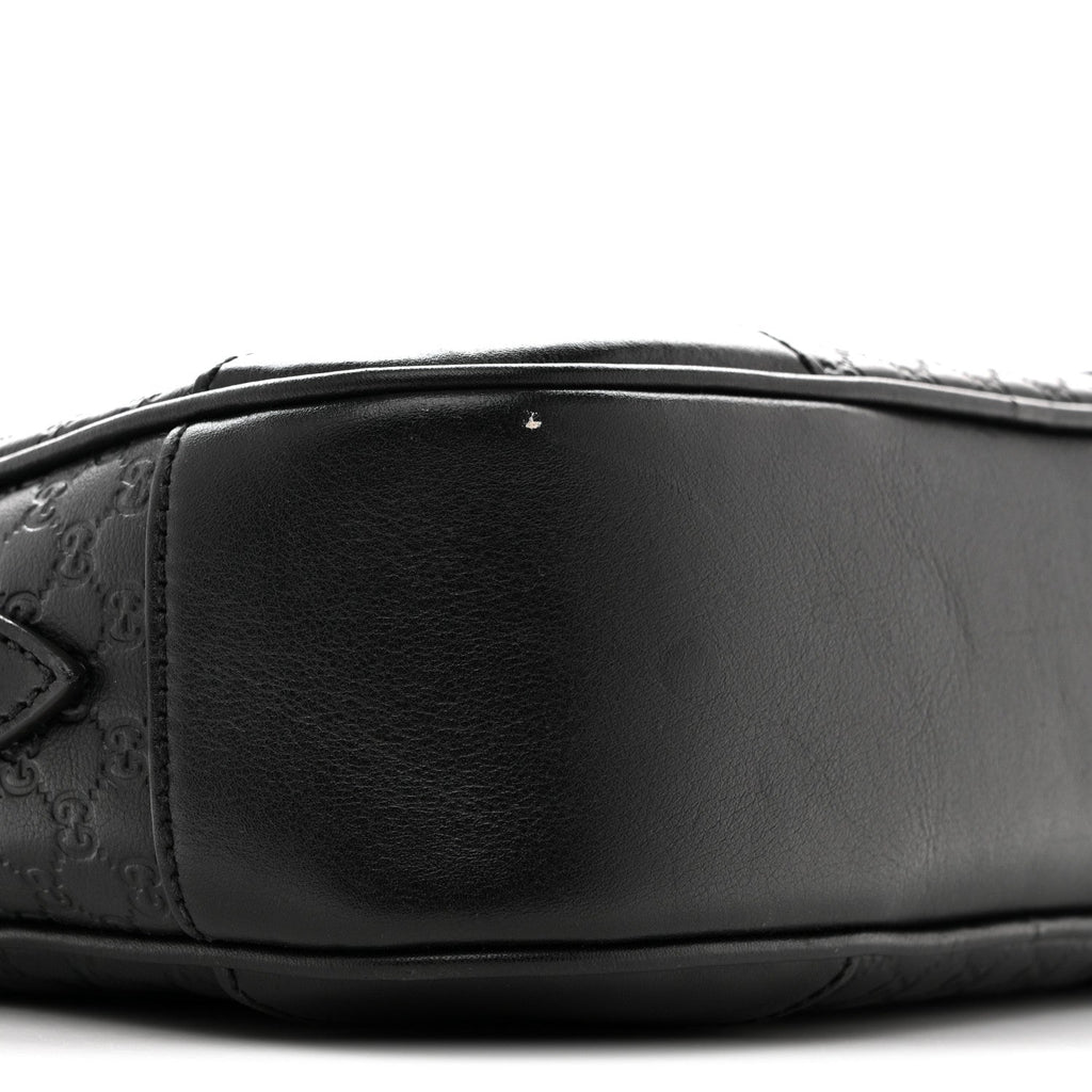 Microguccissima Mini Bree Messenger Bag Black