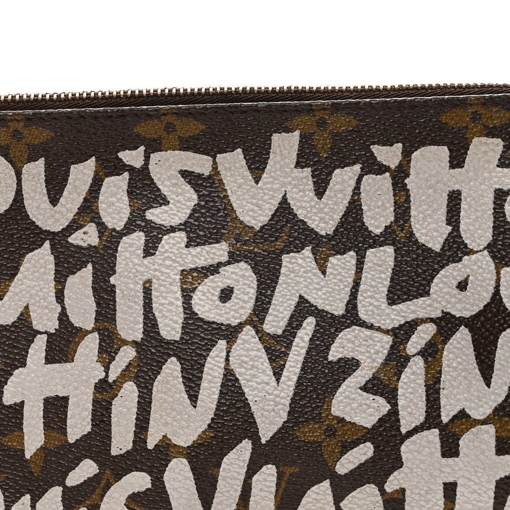 Monogram Graffiti Pochette Accessories Silver