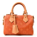 Calfskin Monogram Speedy P9 Bandouliere 20 Ochre