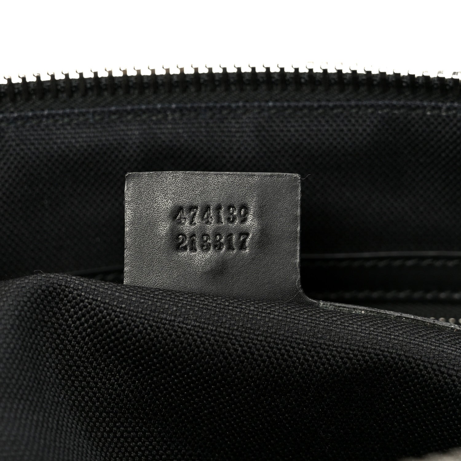 Soft GG Supreme Monogram Appia Calfskin Web East West Messenger Bag Black Grey