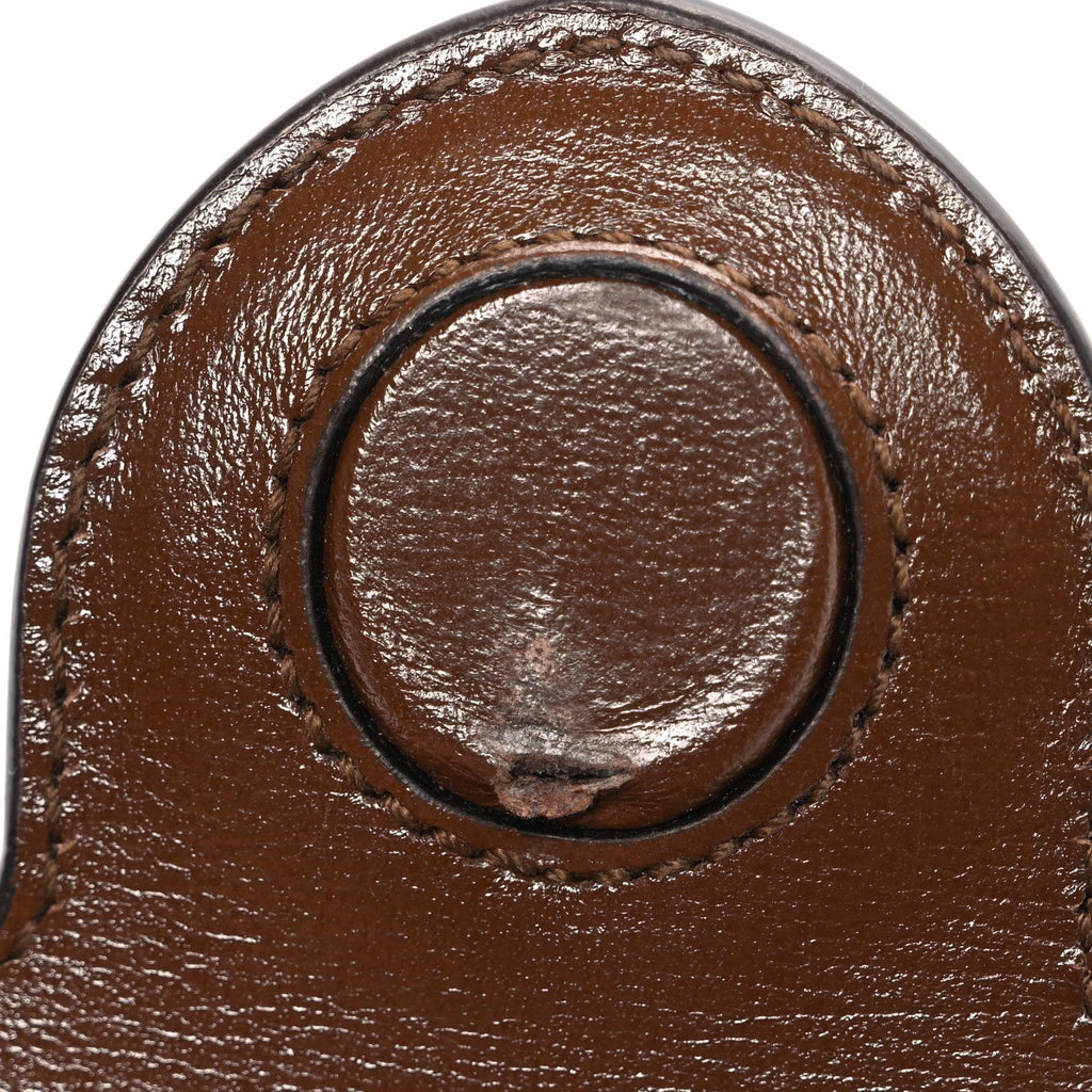GG Supreme Monogram Mini Horsebit 1955 Crossbody Bag Beige Brown Sugar