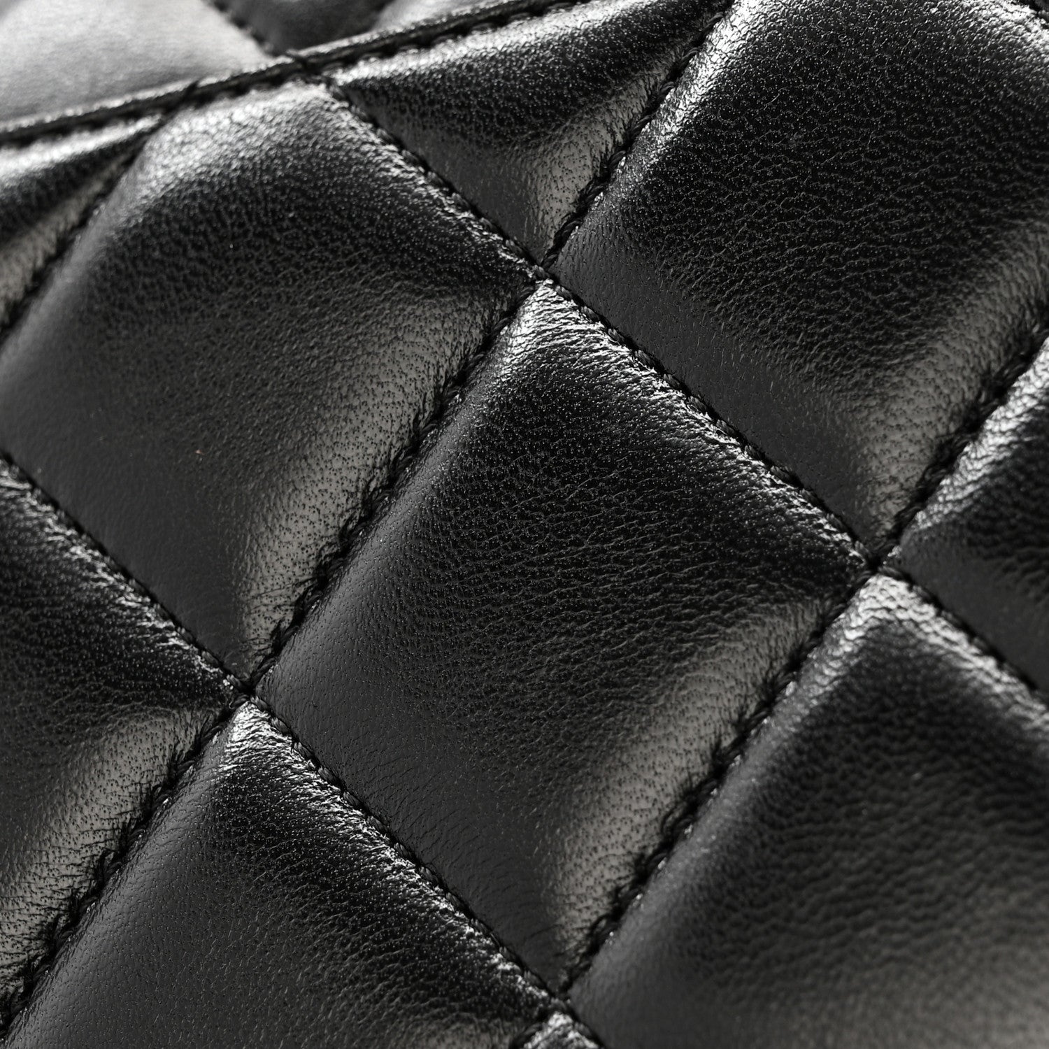 Lambskin Quilted Medium Trendy CC Flap Dual Handle Bag Black