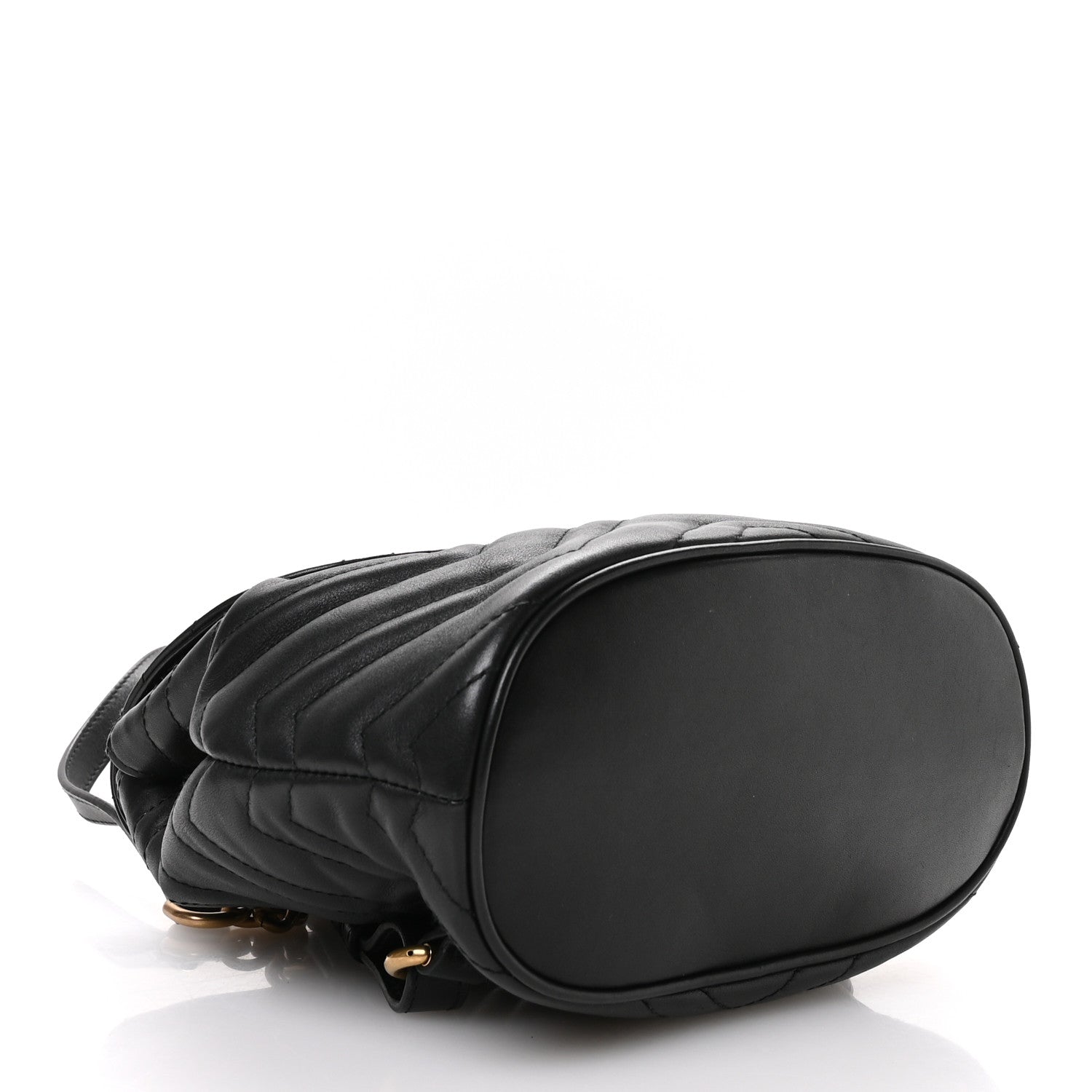 Calfskin Matelasse GG Marmont Flap Backpack Black