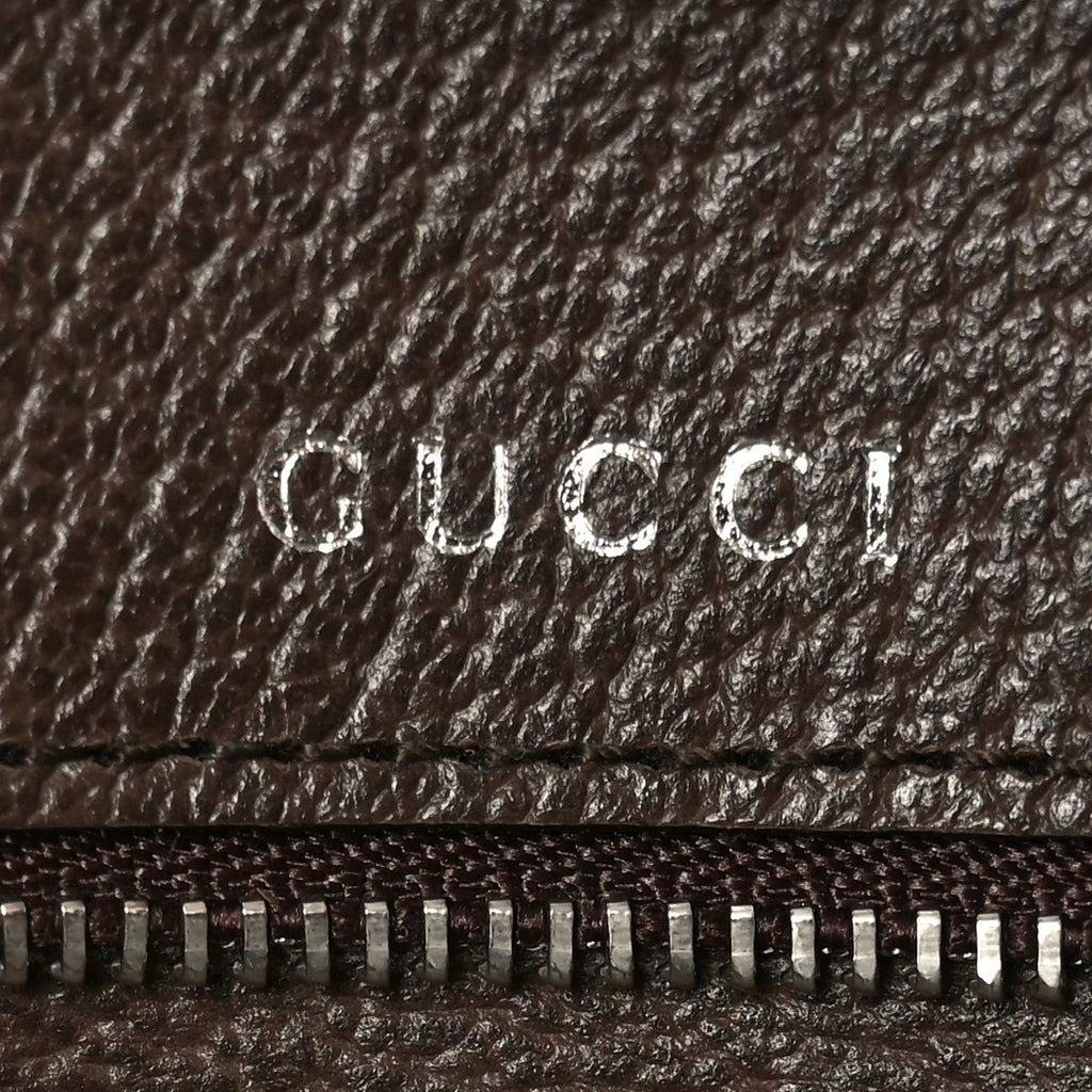 GG Supreme Web Monogram Textured Dollar Calfskin Dionysus Small Shoulder Bag Beige Ebony New Acero