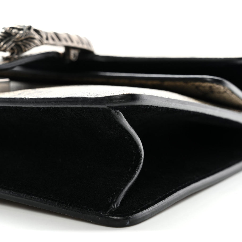 GG Supreme Monogram Mini Dionysus Shoulder Bag Black