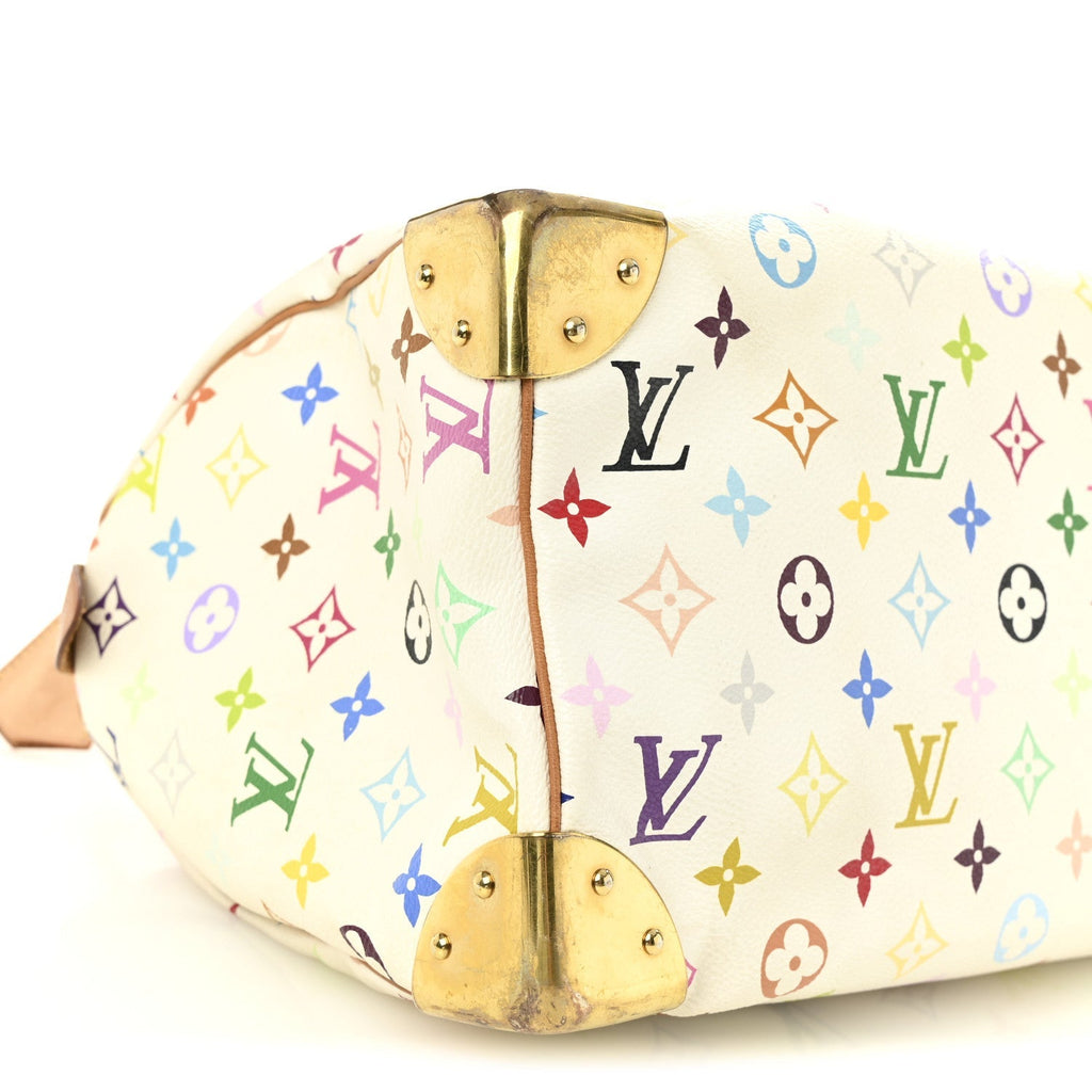 Monogram Multicolor Speedy 30 White