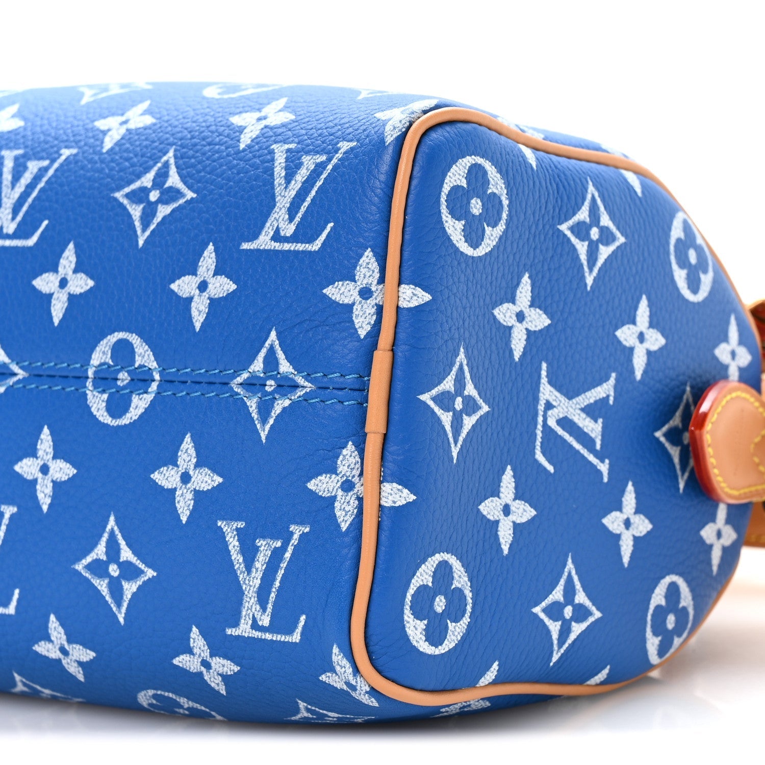 Calfskin Monogram Speedy P9 Bandouliere 20 Blue