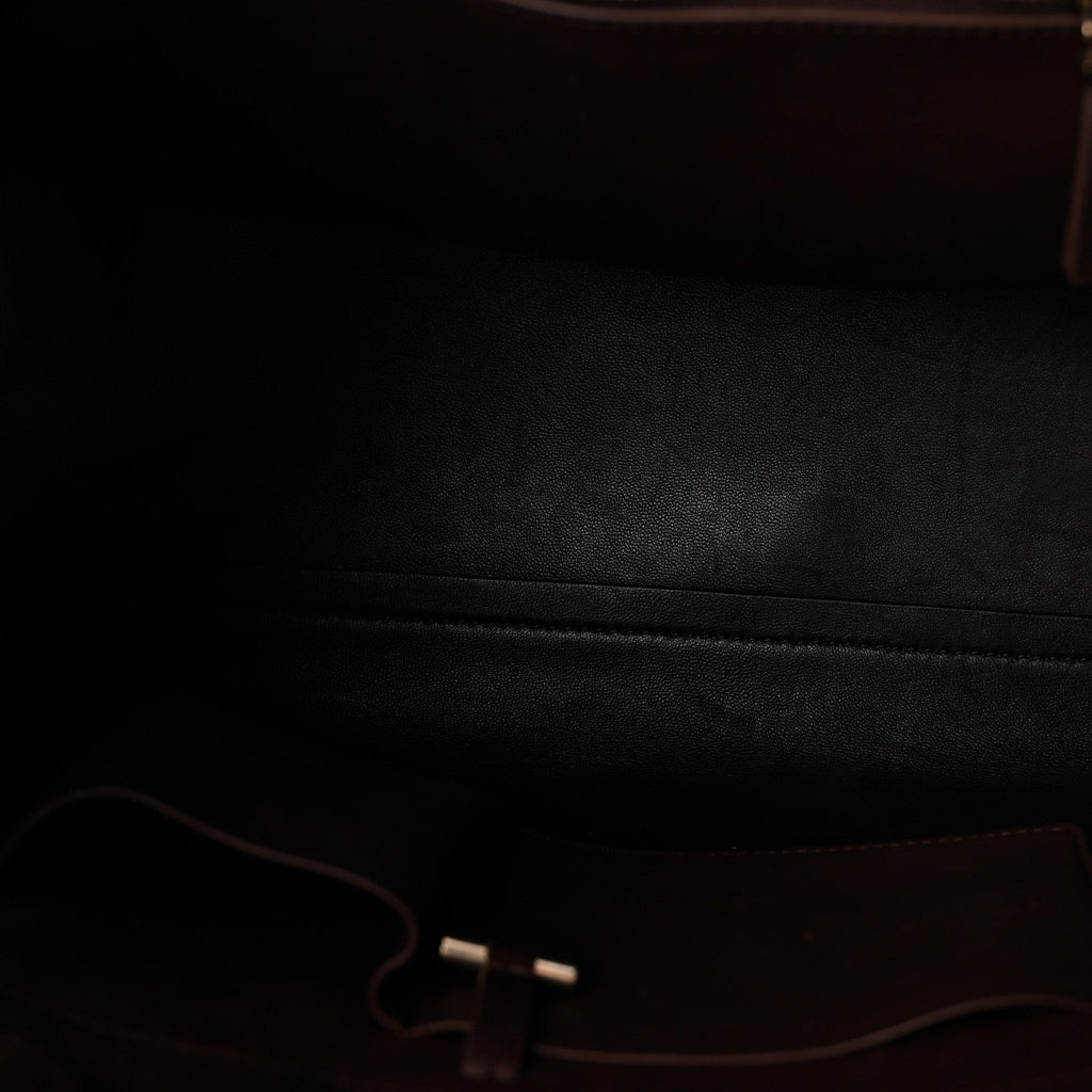 Polished Saddle Calfskin Soft Margaux Belt 15 Burgundy