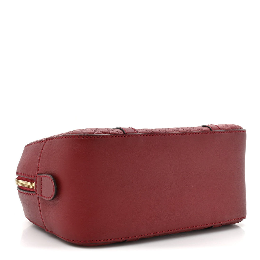 Soft Microguccissima Small Crossbody Bag Rosso